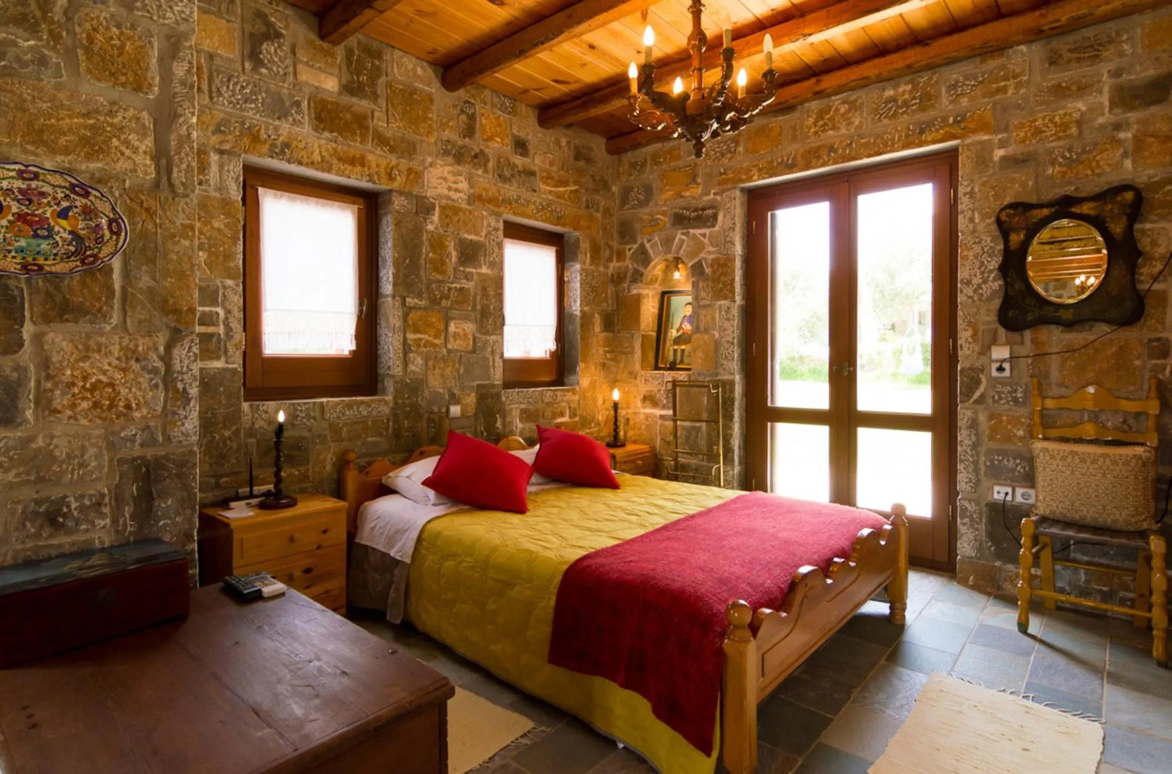 Bedroom, Bed in Athena Villas Olive Grove & Estate