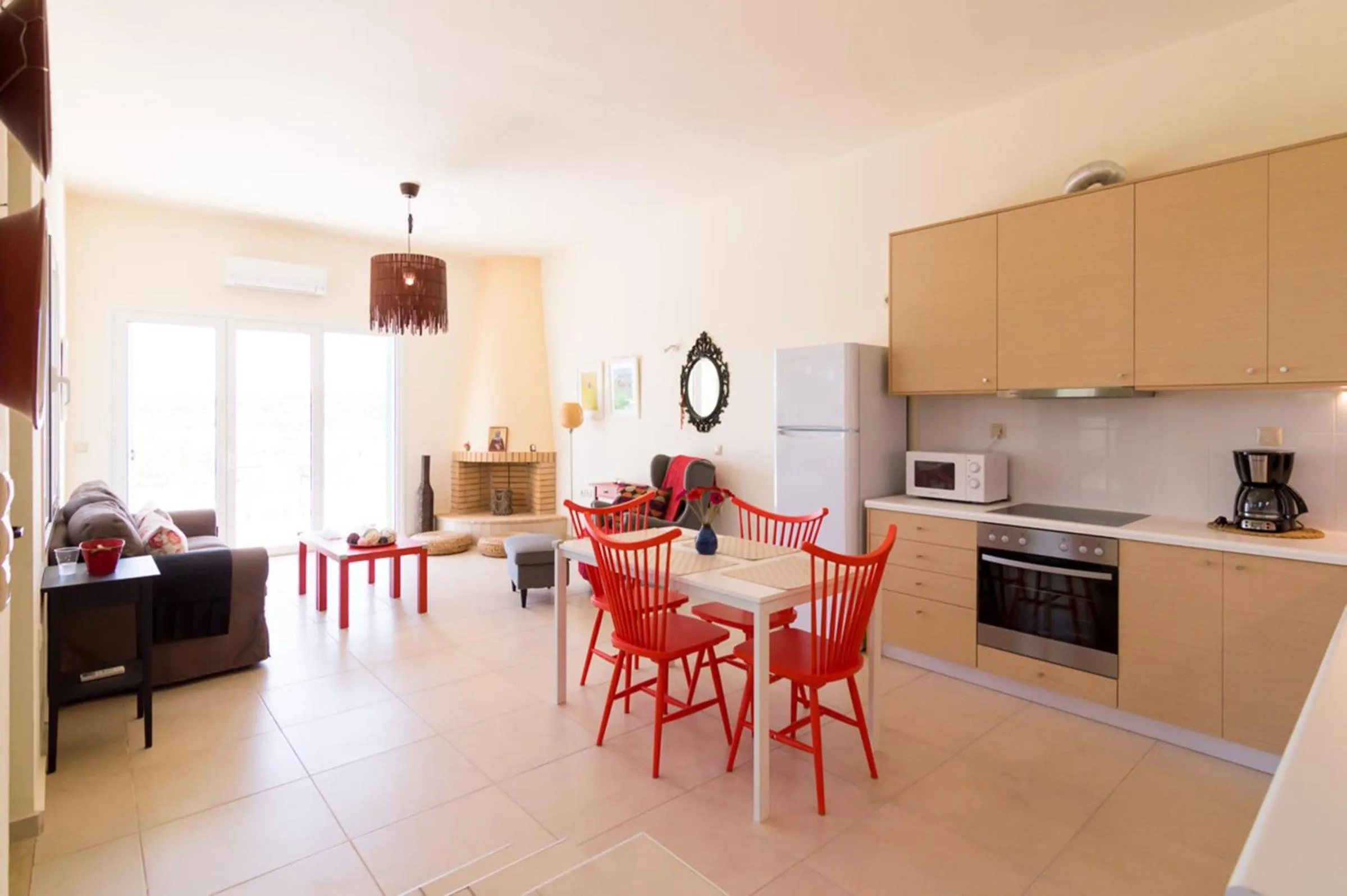 Kitchen or kitchenette in Athena Villas Olive Grove & Estate