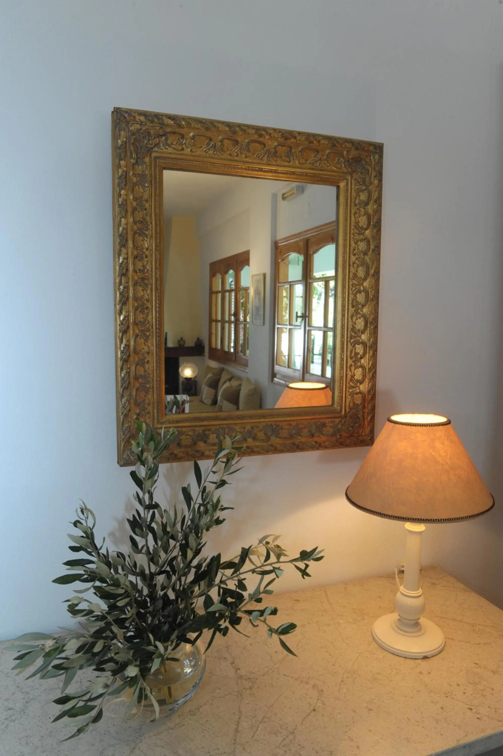 Decorative detail in Athena Villas Olive Grove & Estate