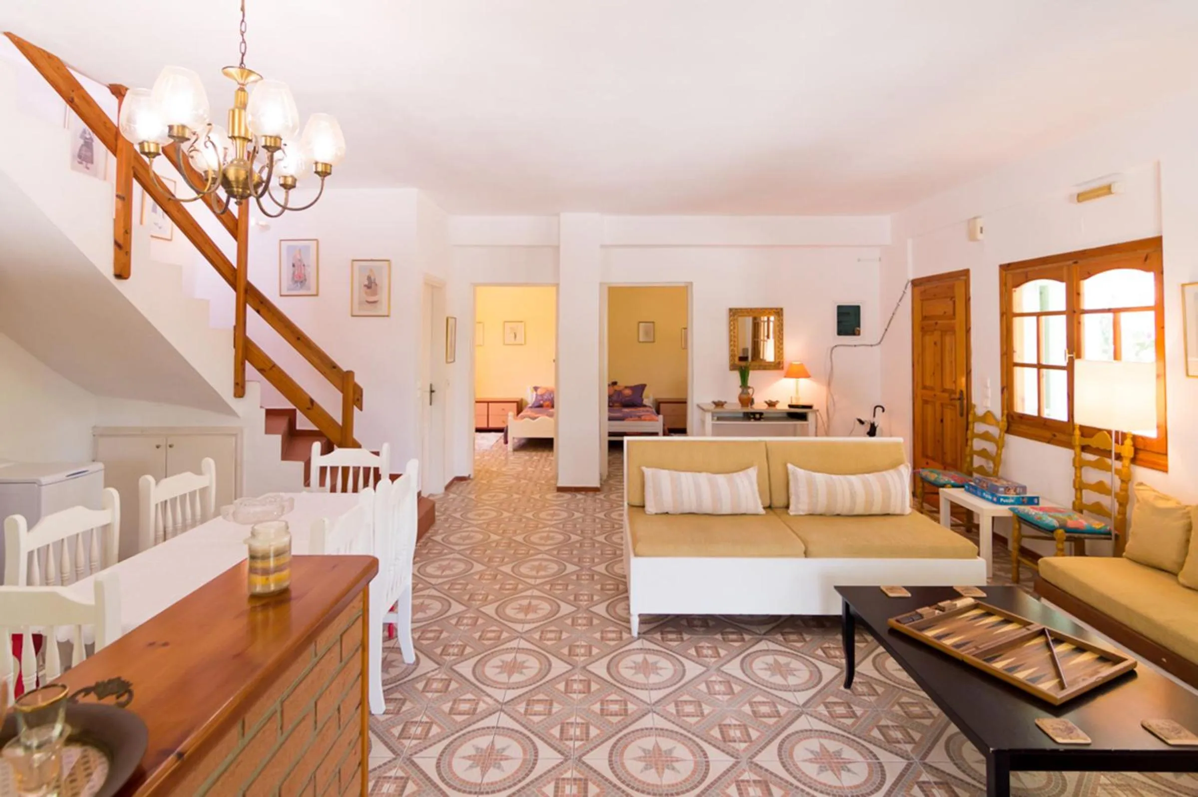 Living room, Bed in Athena Villas Olive Grove & Estate