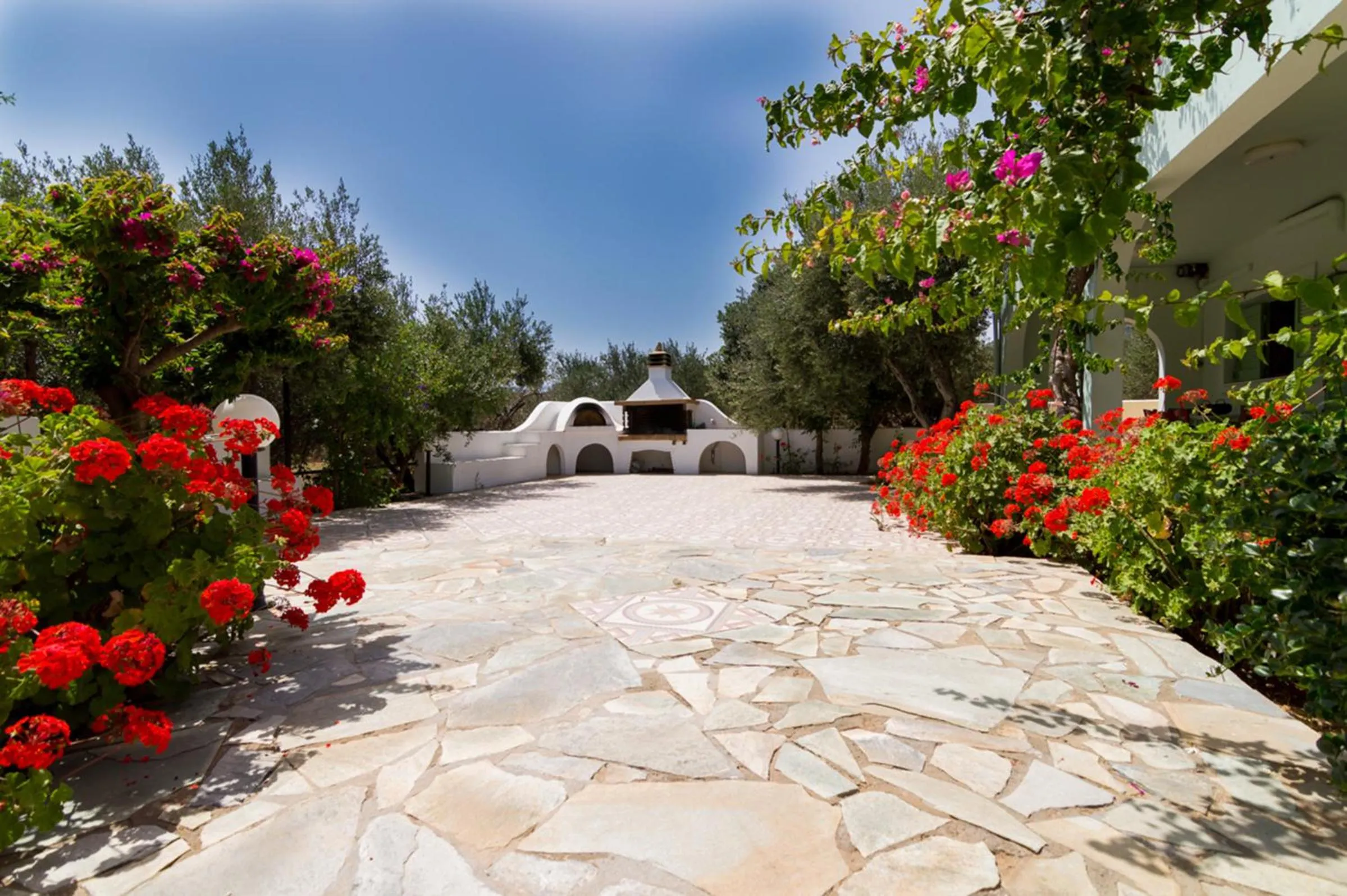 BBQ facilities in Athena Villas Olive Grove & Estate