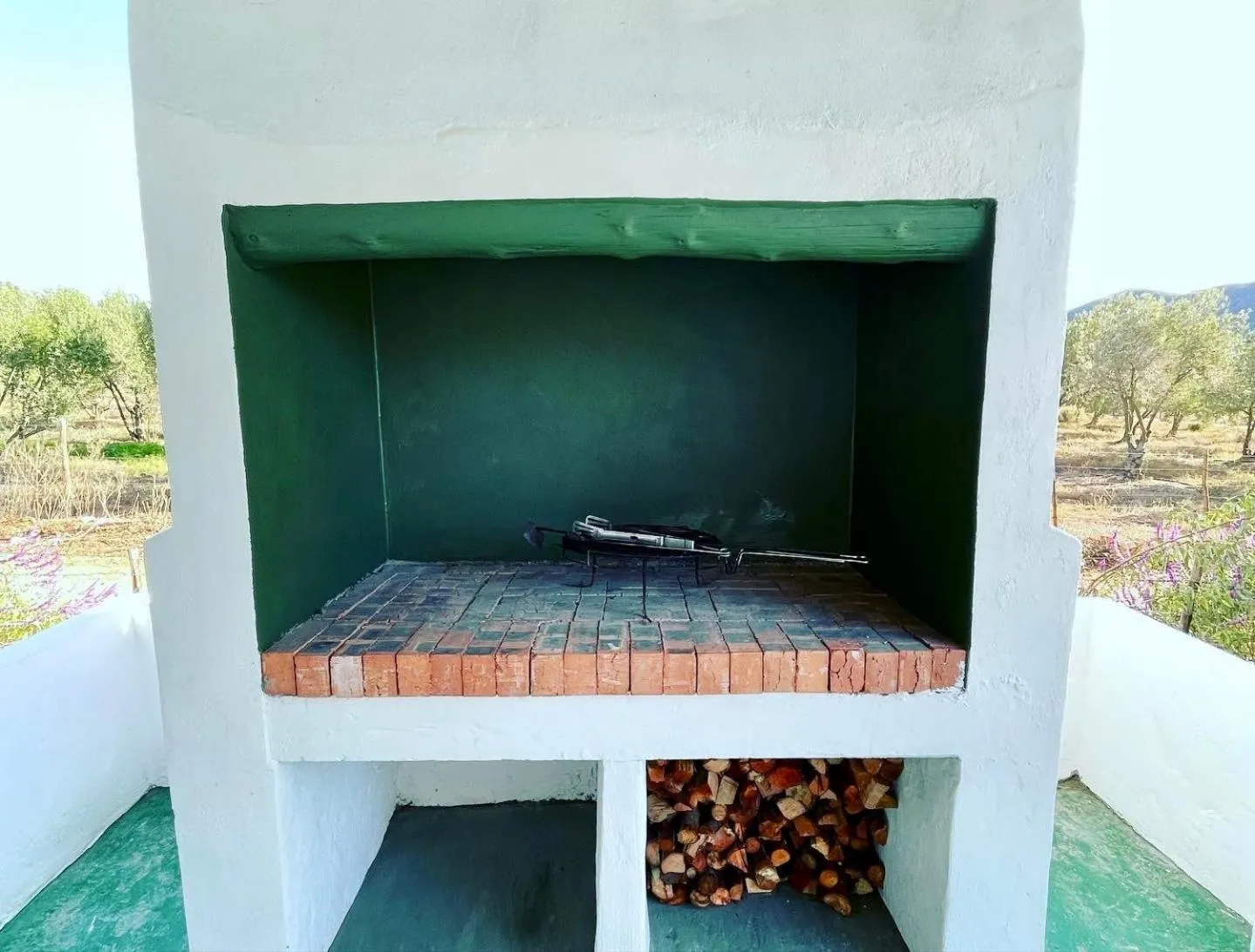 Patio in Blue Cow Barn - Boutique Farm