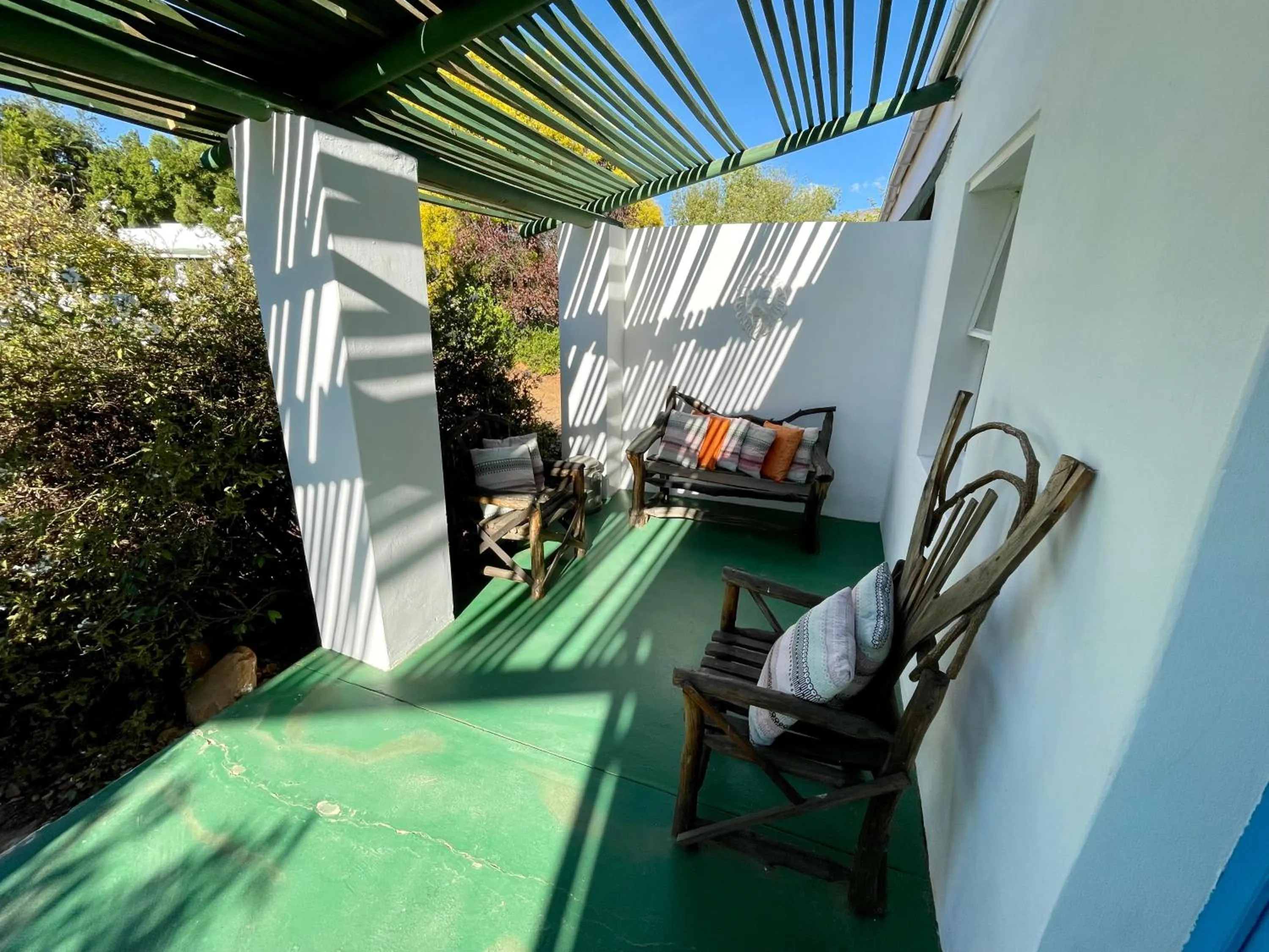 Patio in Blue Cow Barn - Boutique Farm