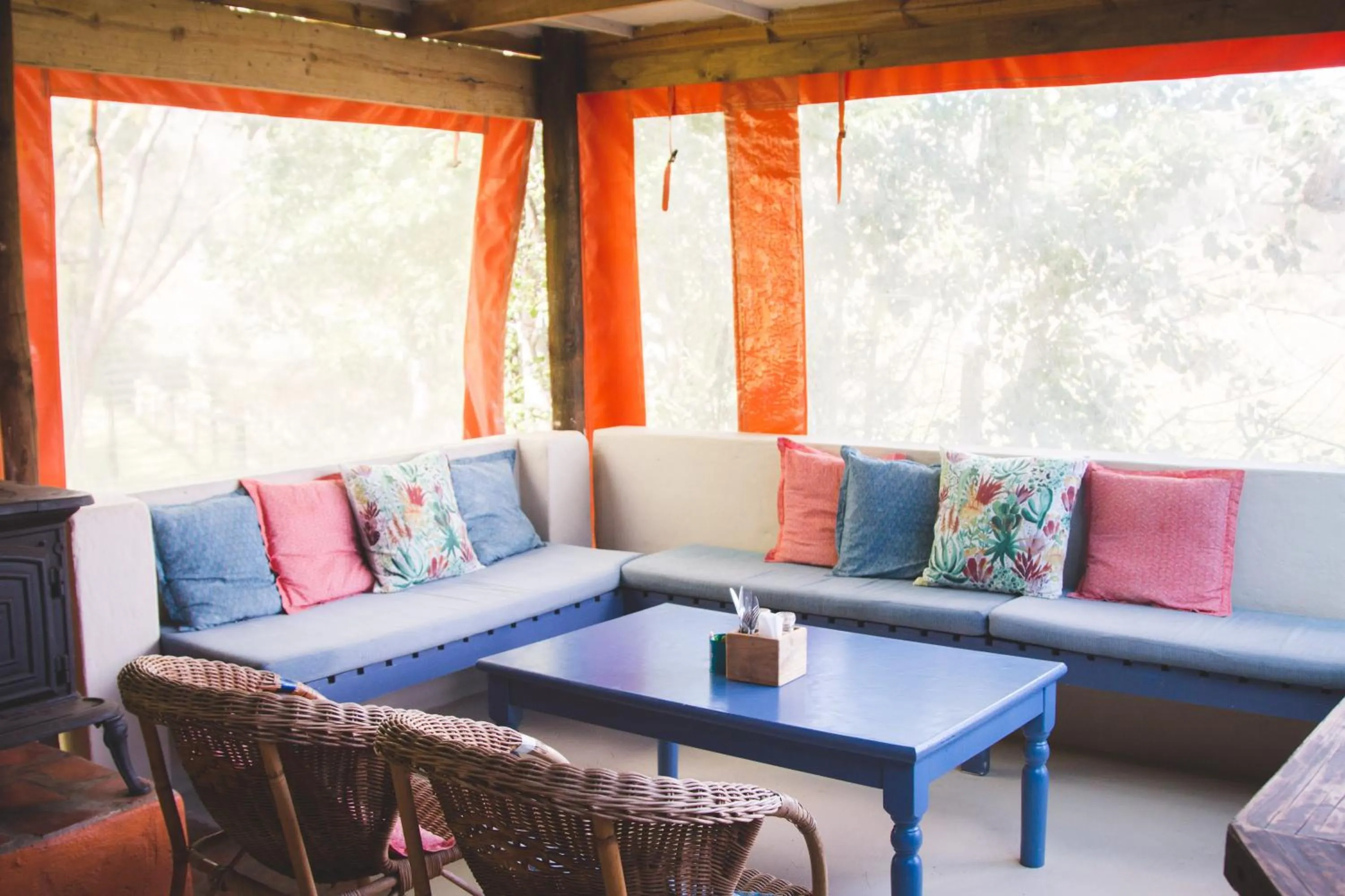 Living room in Blue Cow Barn - Boutique Farm