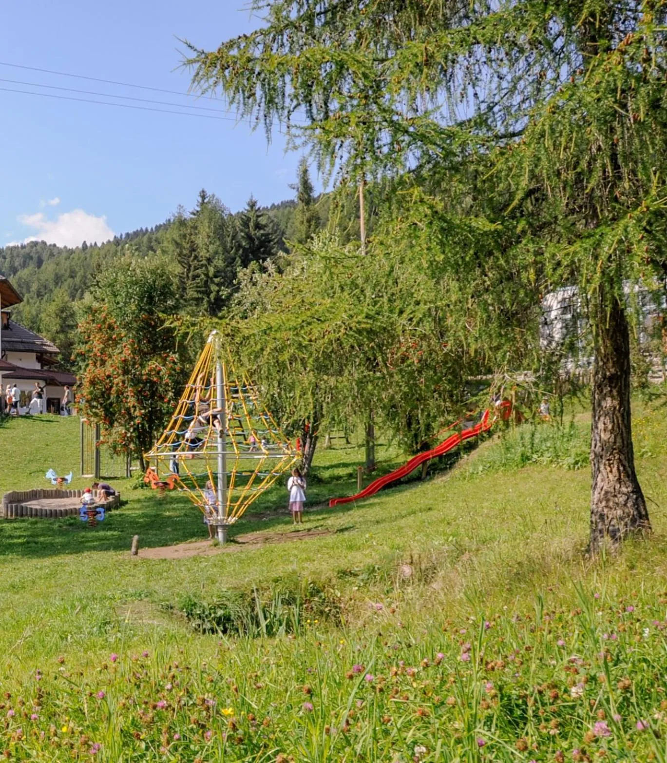 Children play ground in Berghotel zum Zirm