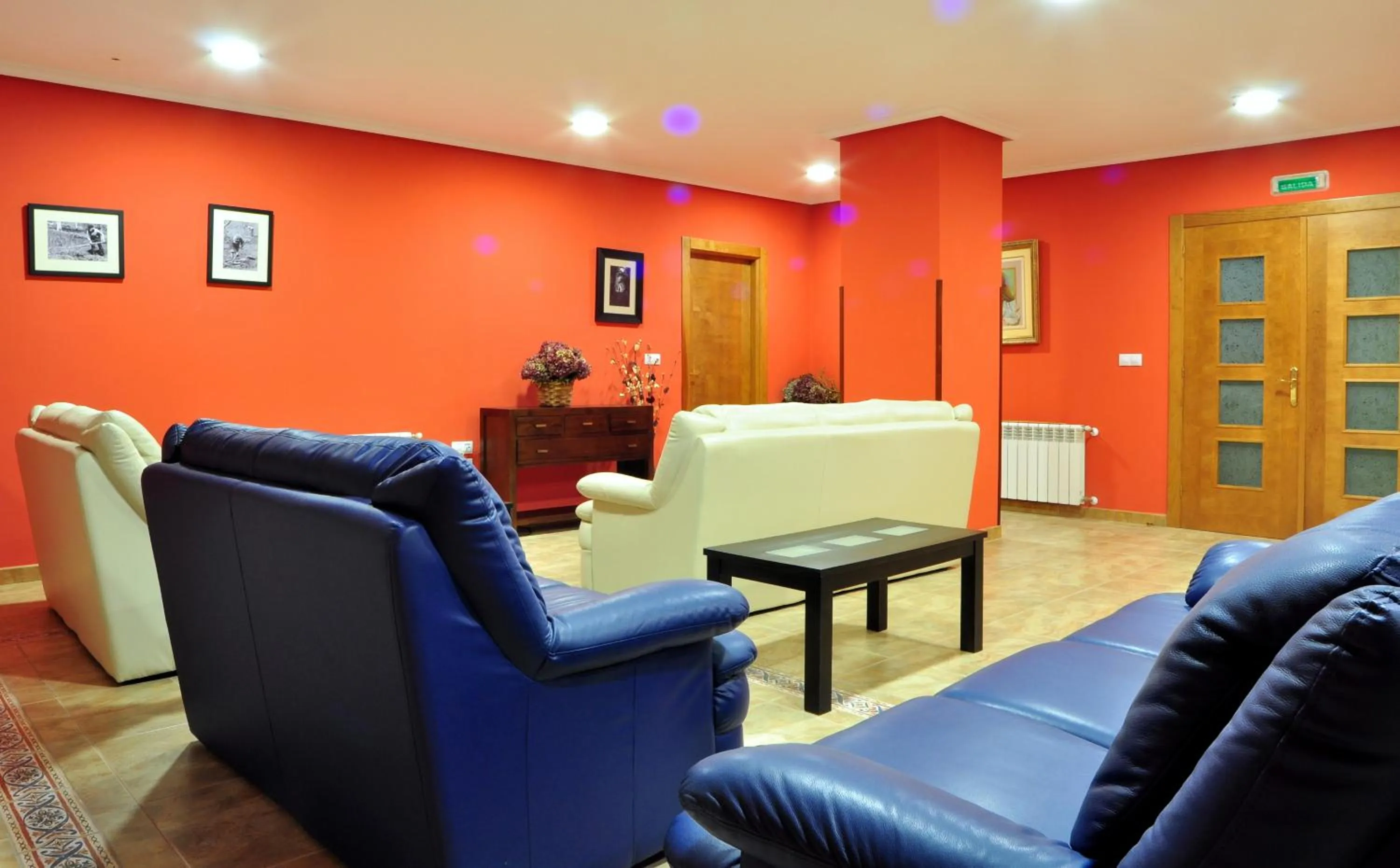 Communal lounge/ TV room in Hostal Europa