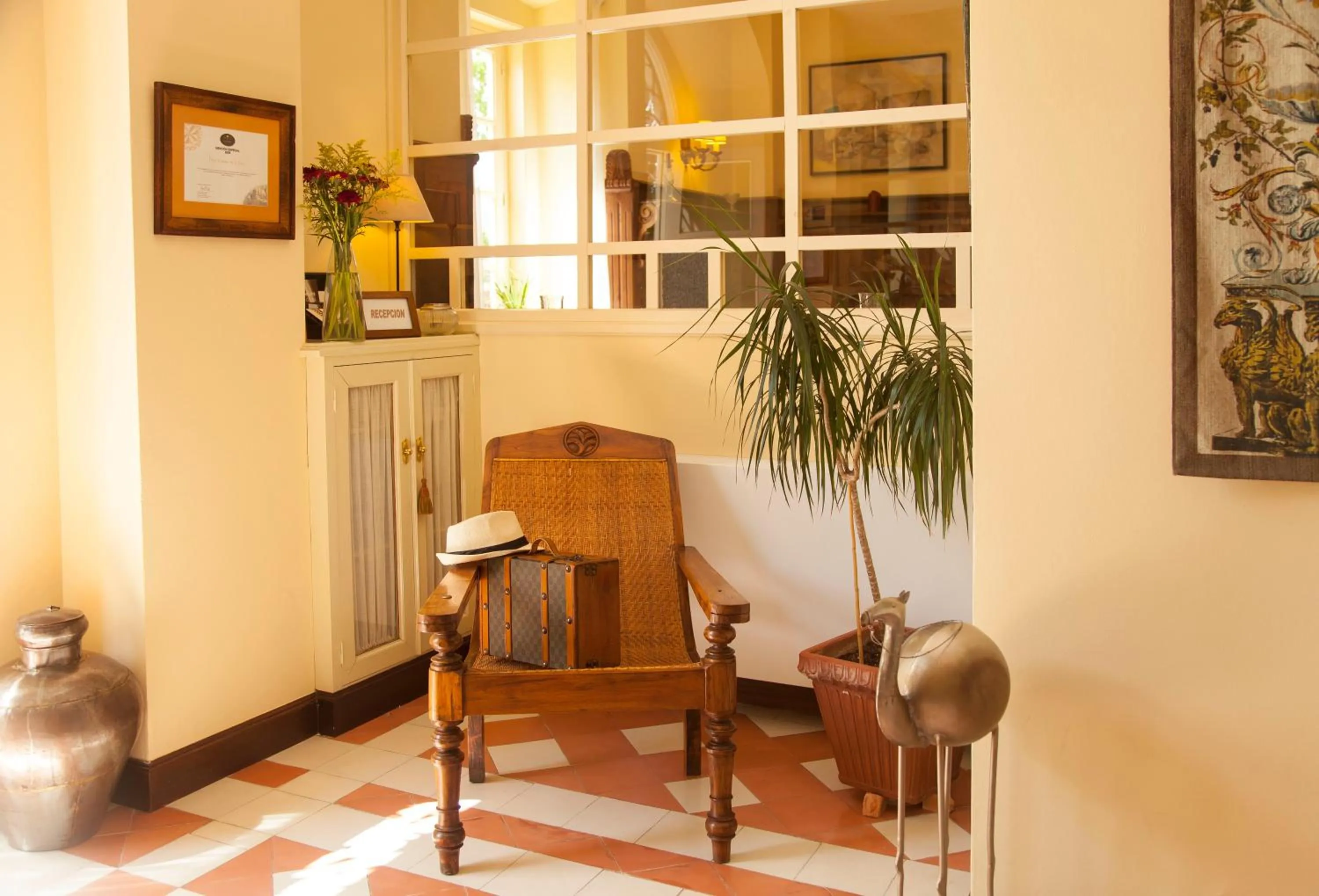Lobby or reception in Casona de La Paca