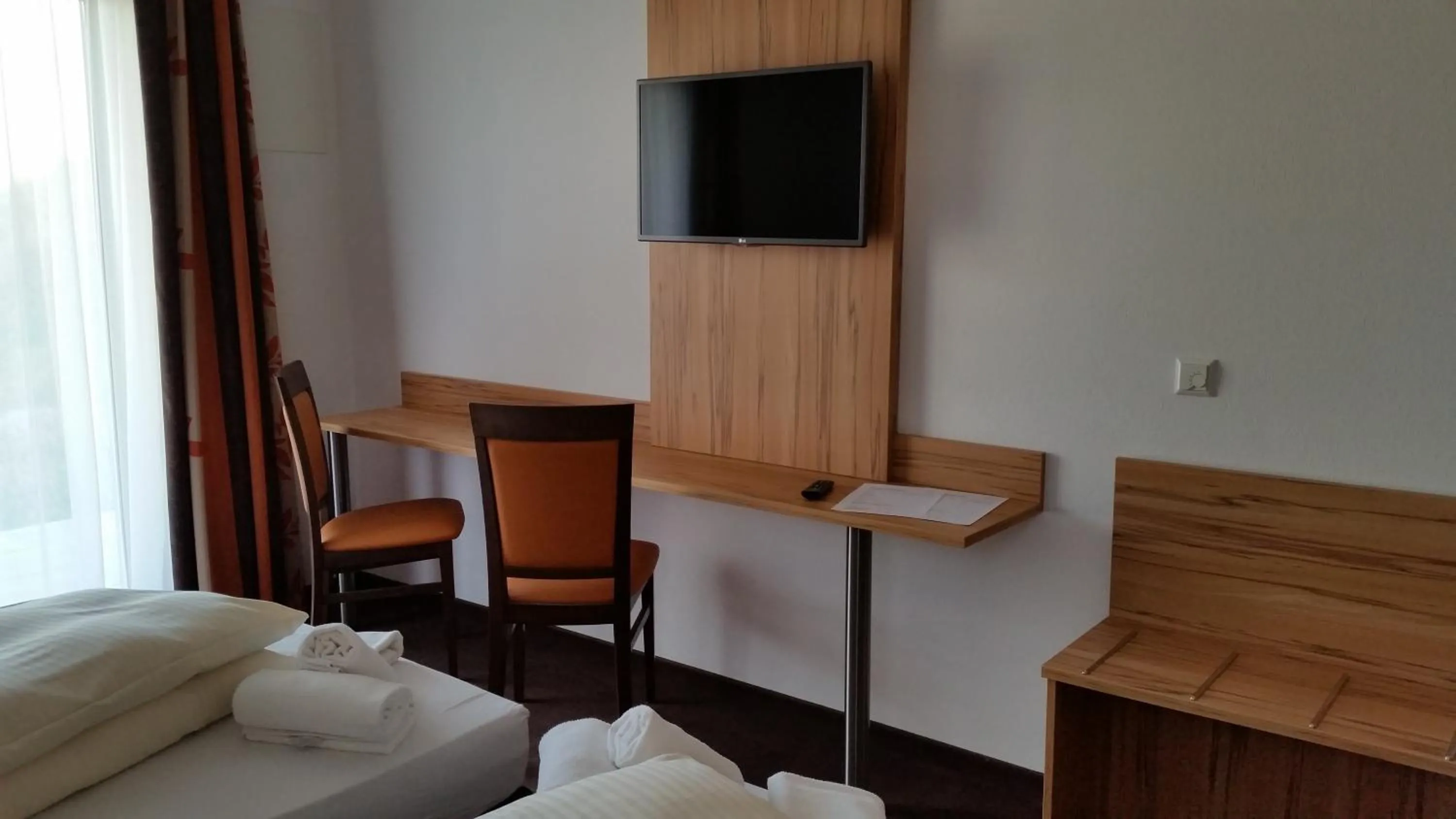 Decorative detail, Bed in Schäfer Boardinghouse