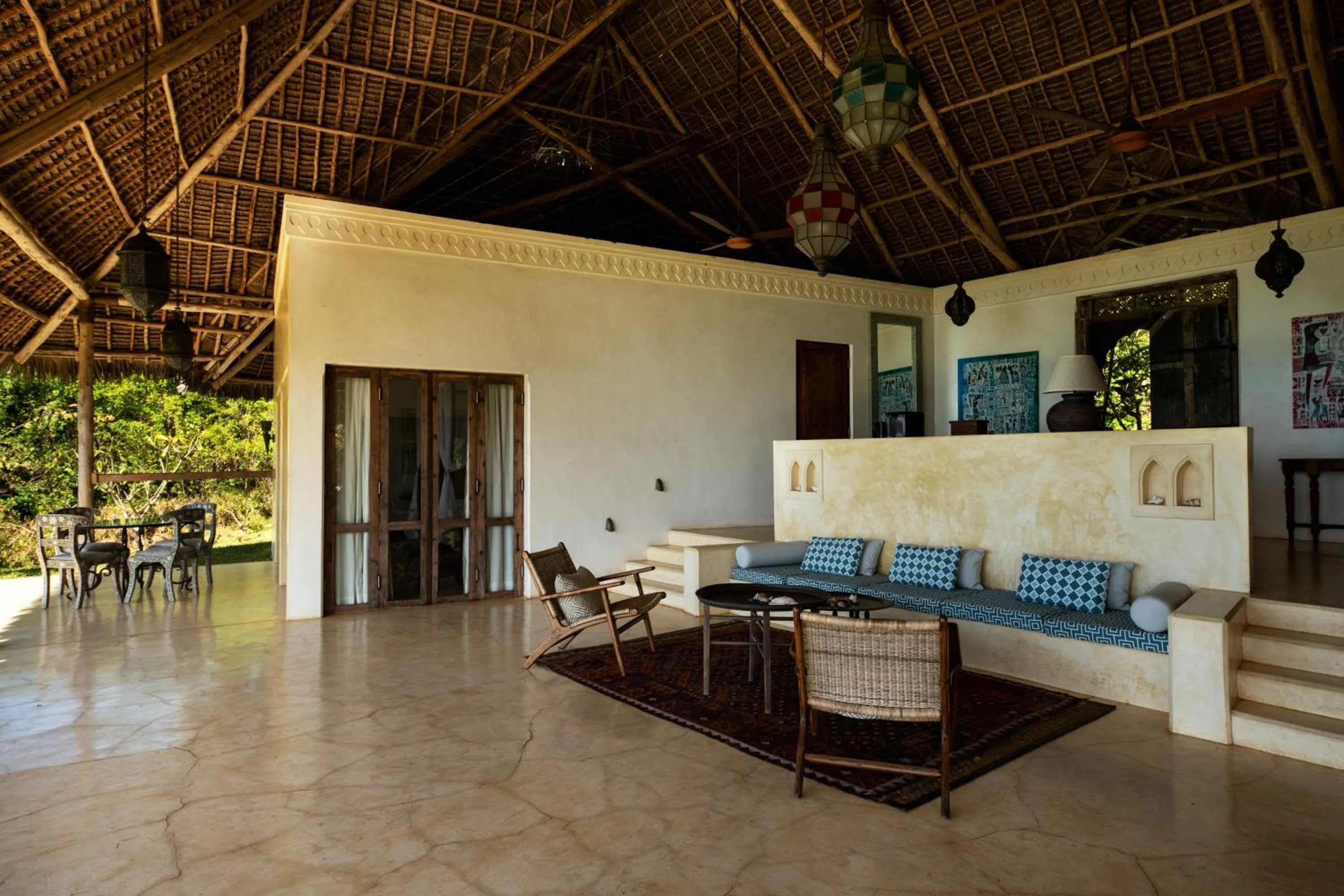 Living room in Qambani Luxury Resort