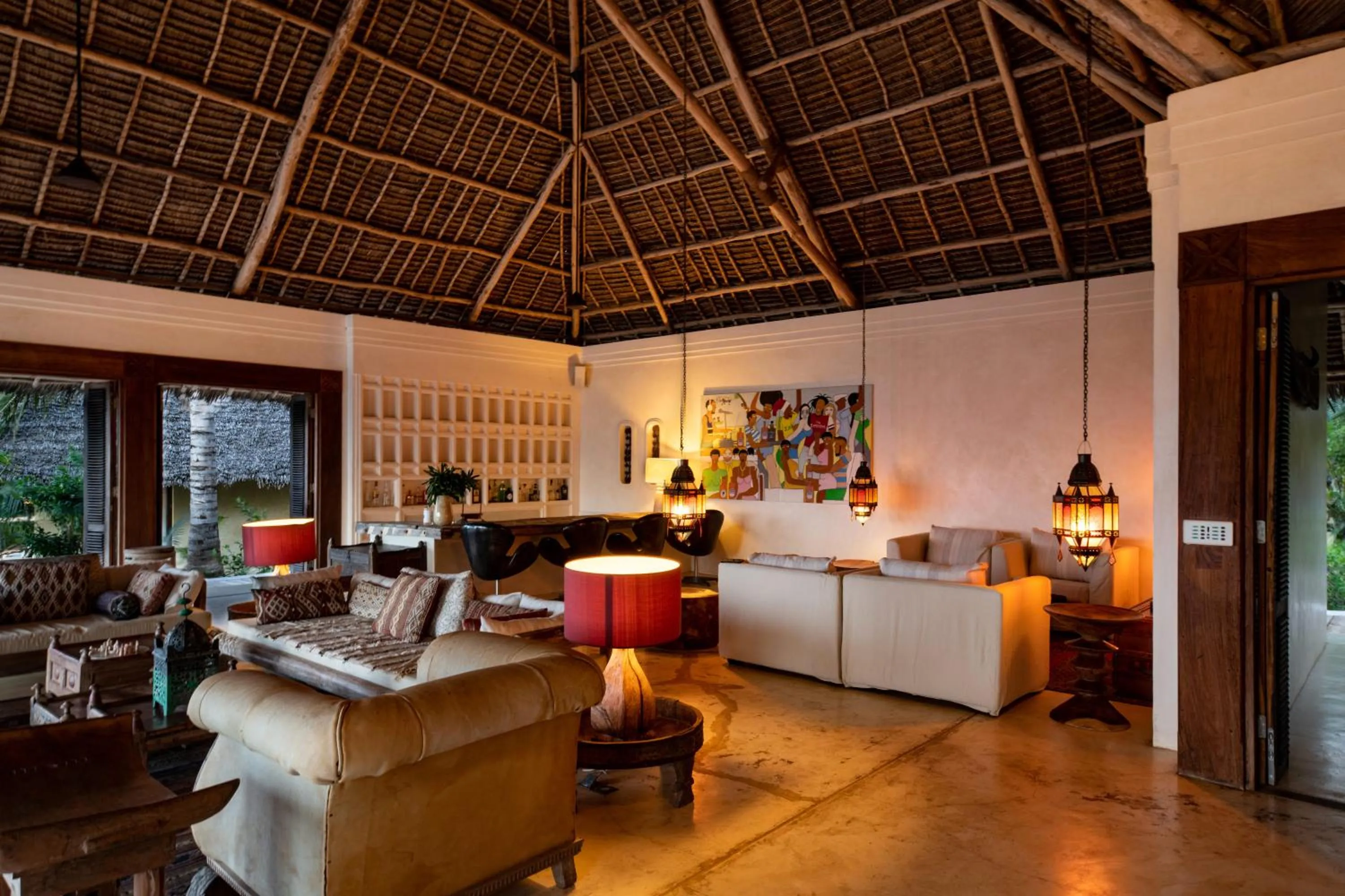 Lounge or bar in Qambani Luxury Resort