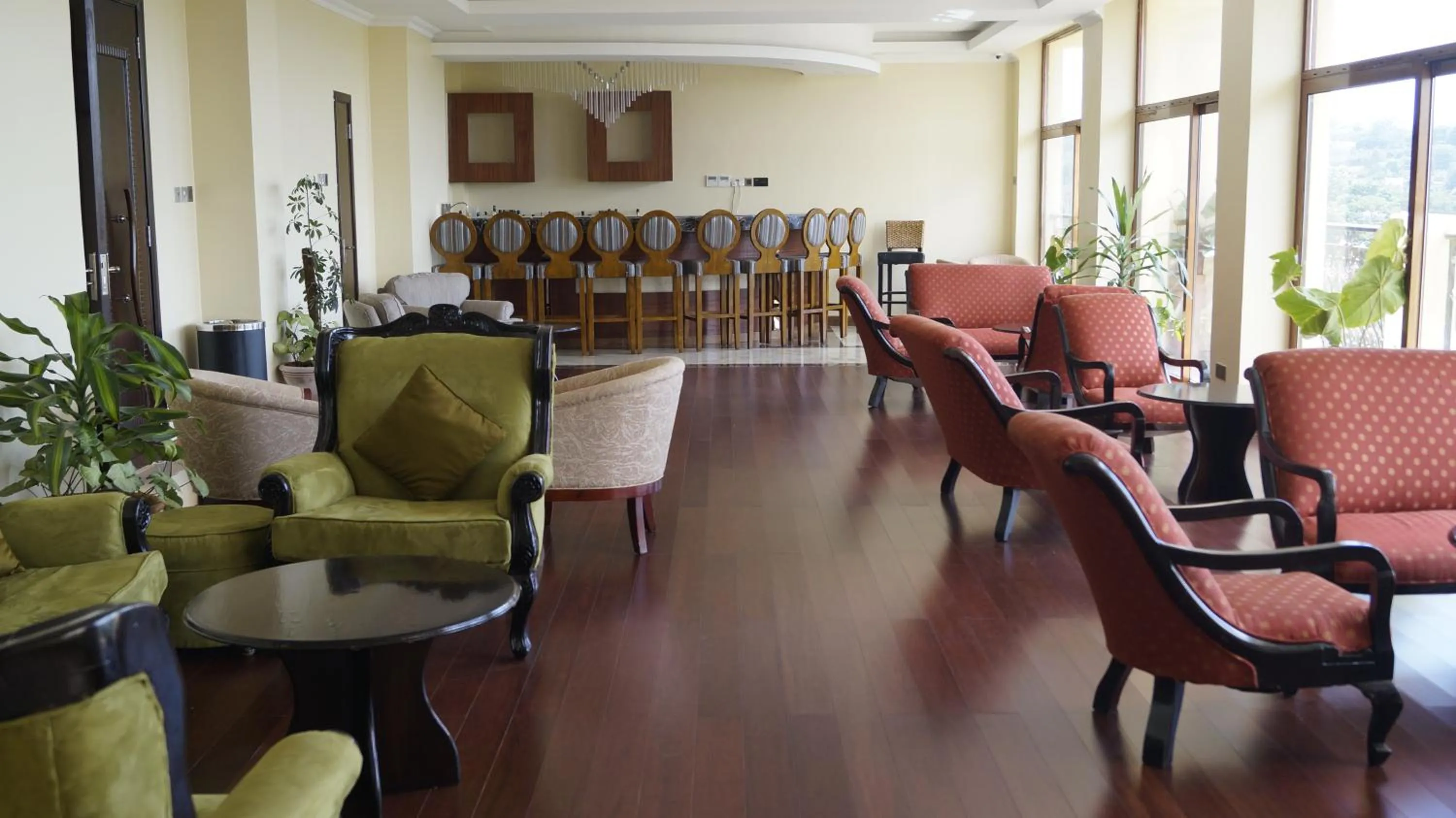 Lounge or bar in The White Rhino Hotel