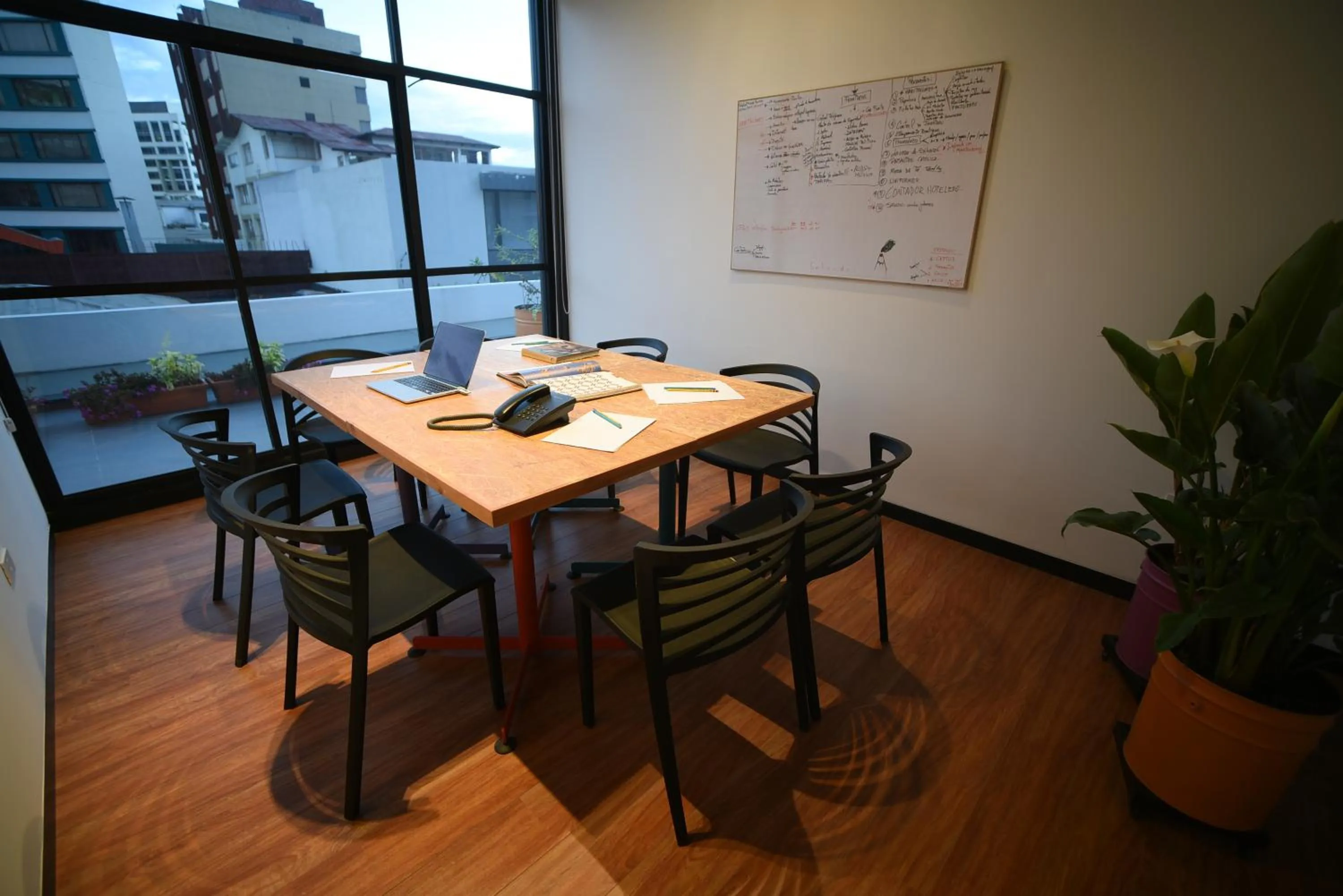 Seating area in Casa Q
