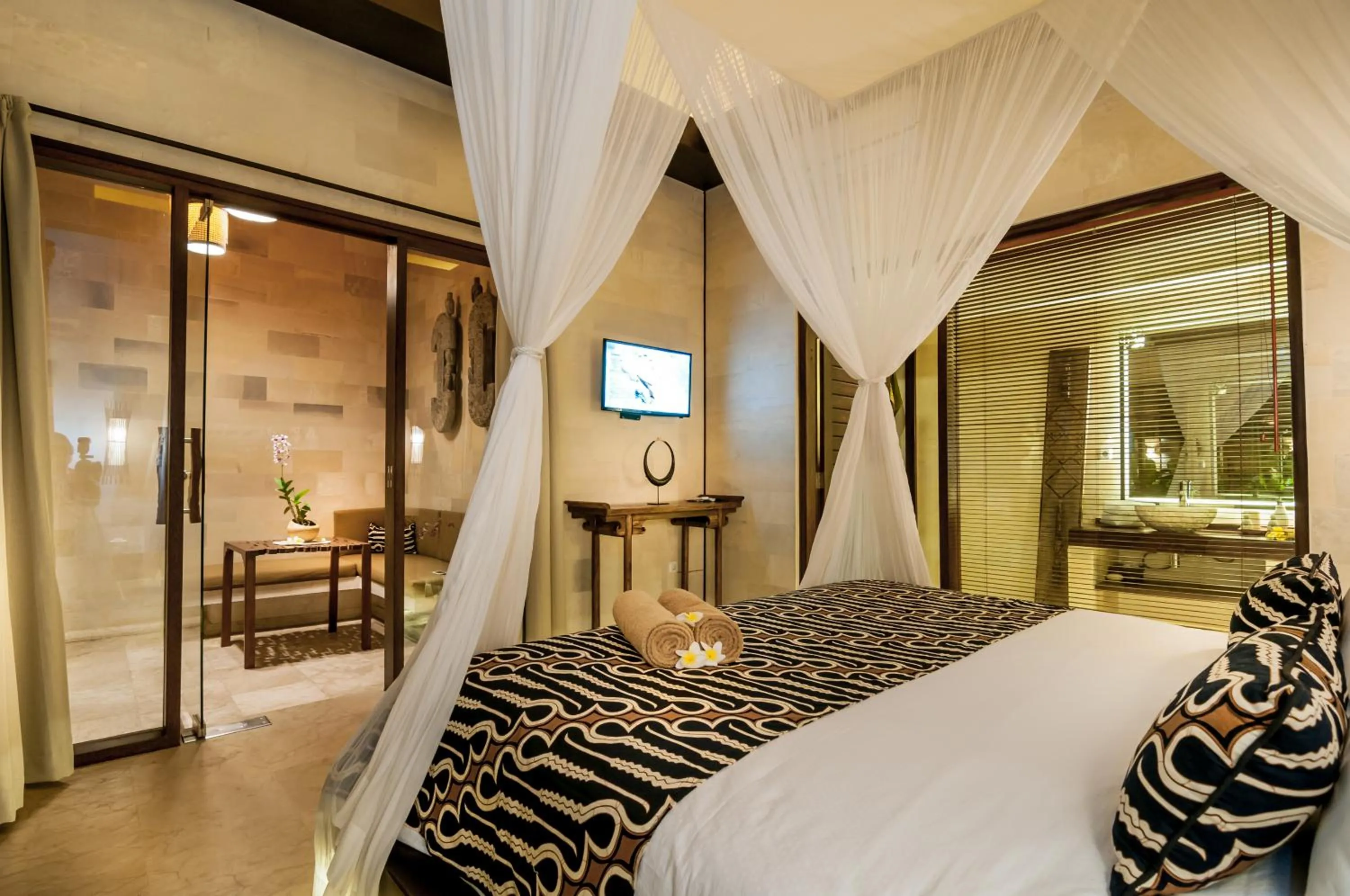 Photo of the whole room, Bed in Karmagali Suites Adults only & Private Pool Family Villas
