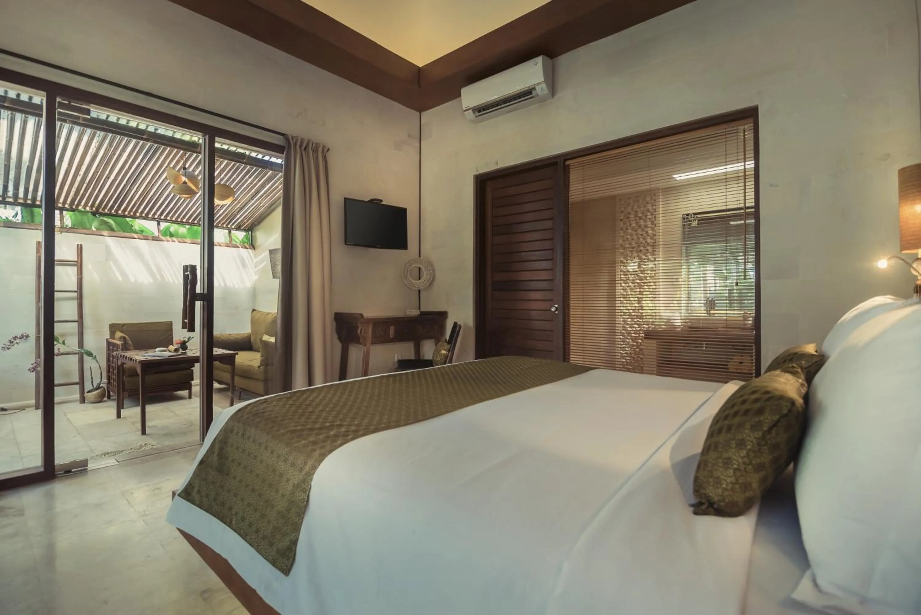 Bedroom, Bed in Karmagali Suites Adults only & Private Pool Family Villas