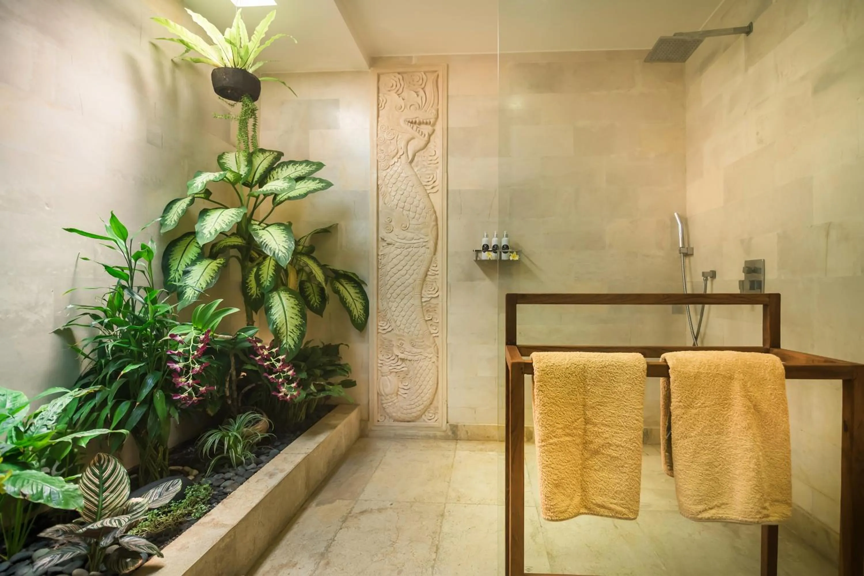 Bathroom in Karmagali Suites Adults only & Private Pool Family Villas
