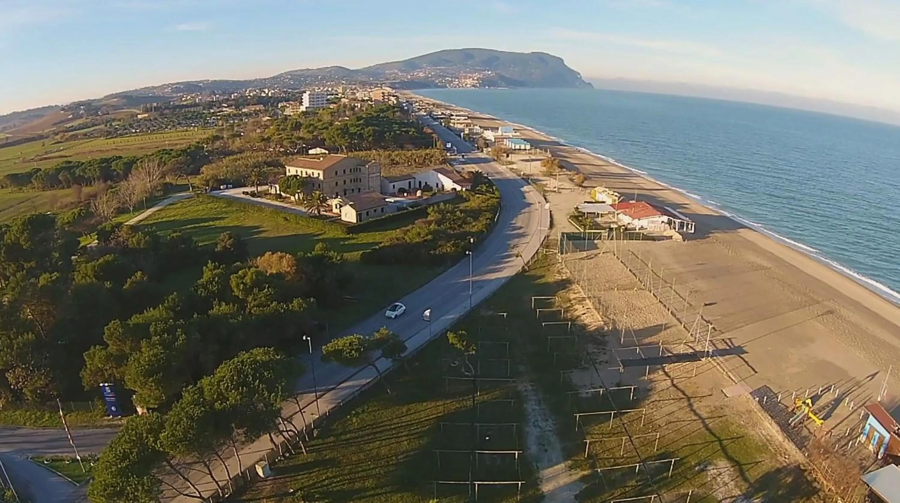 Bird's eye view in Lido Azzurro