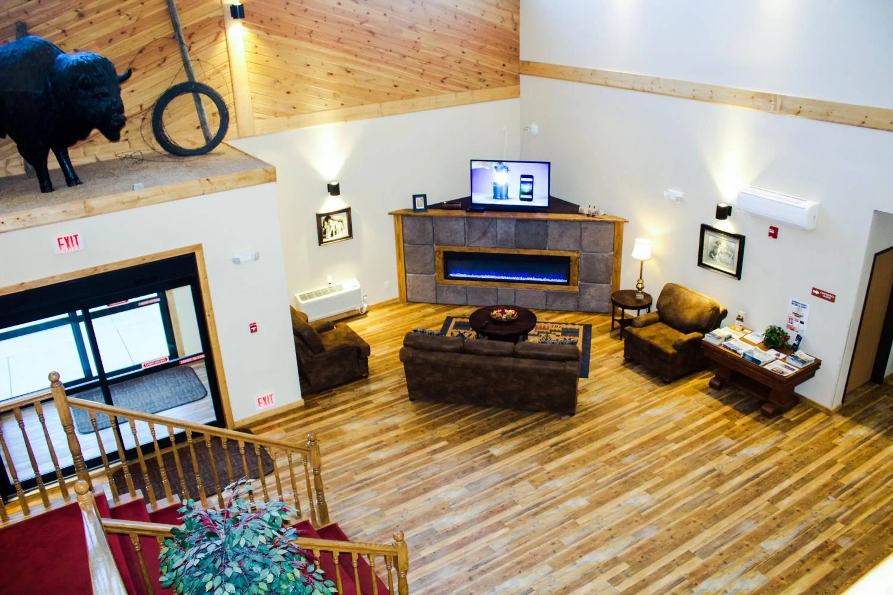 Living room in Bowman Lodge & Convention Center