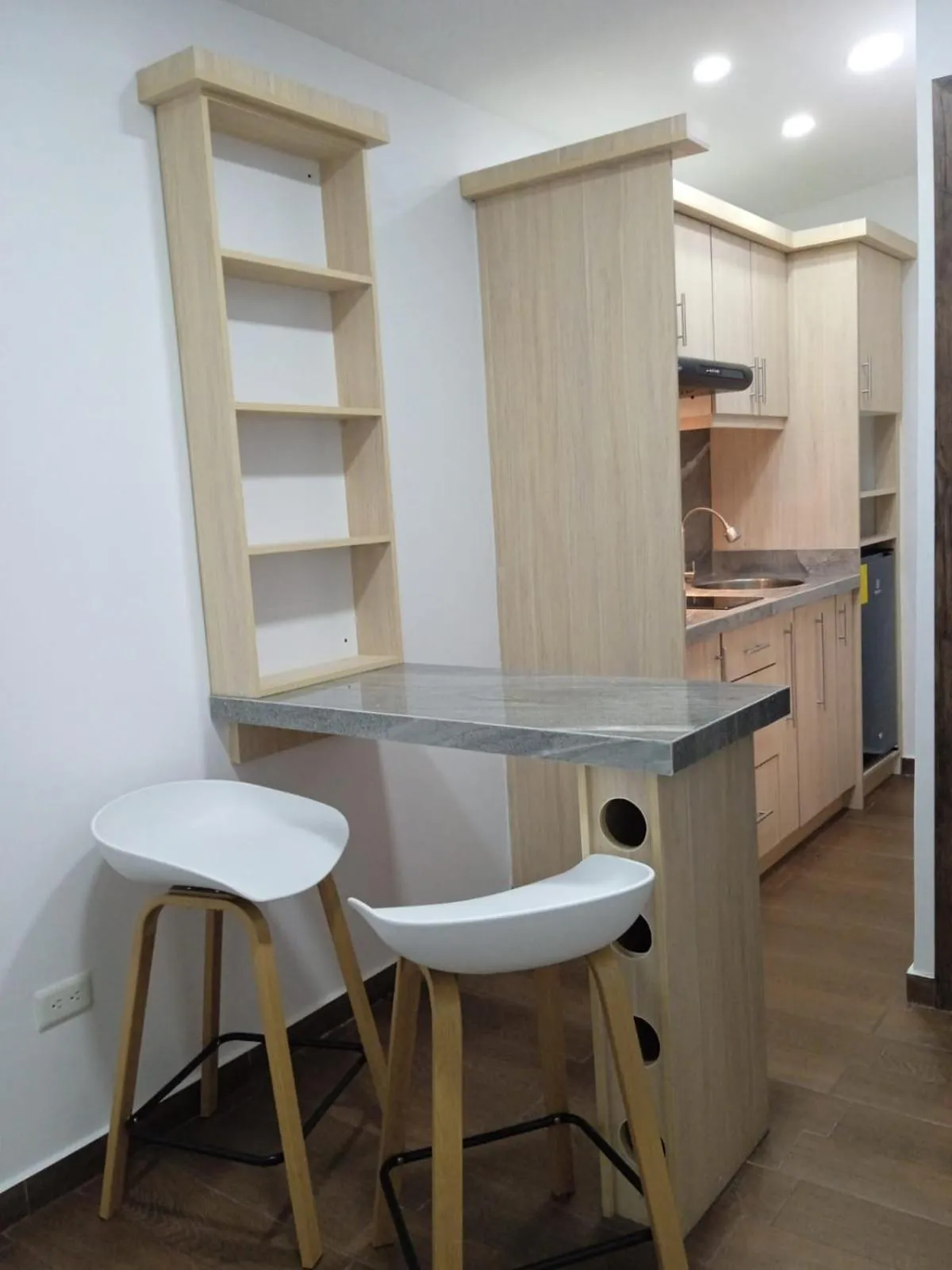 Kitchen or kitchenette in Hotel + Arte