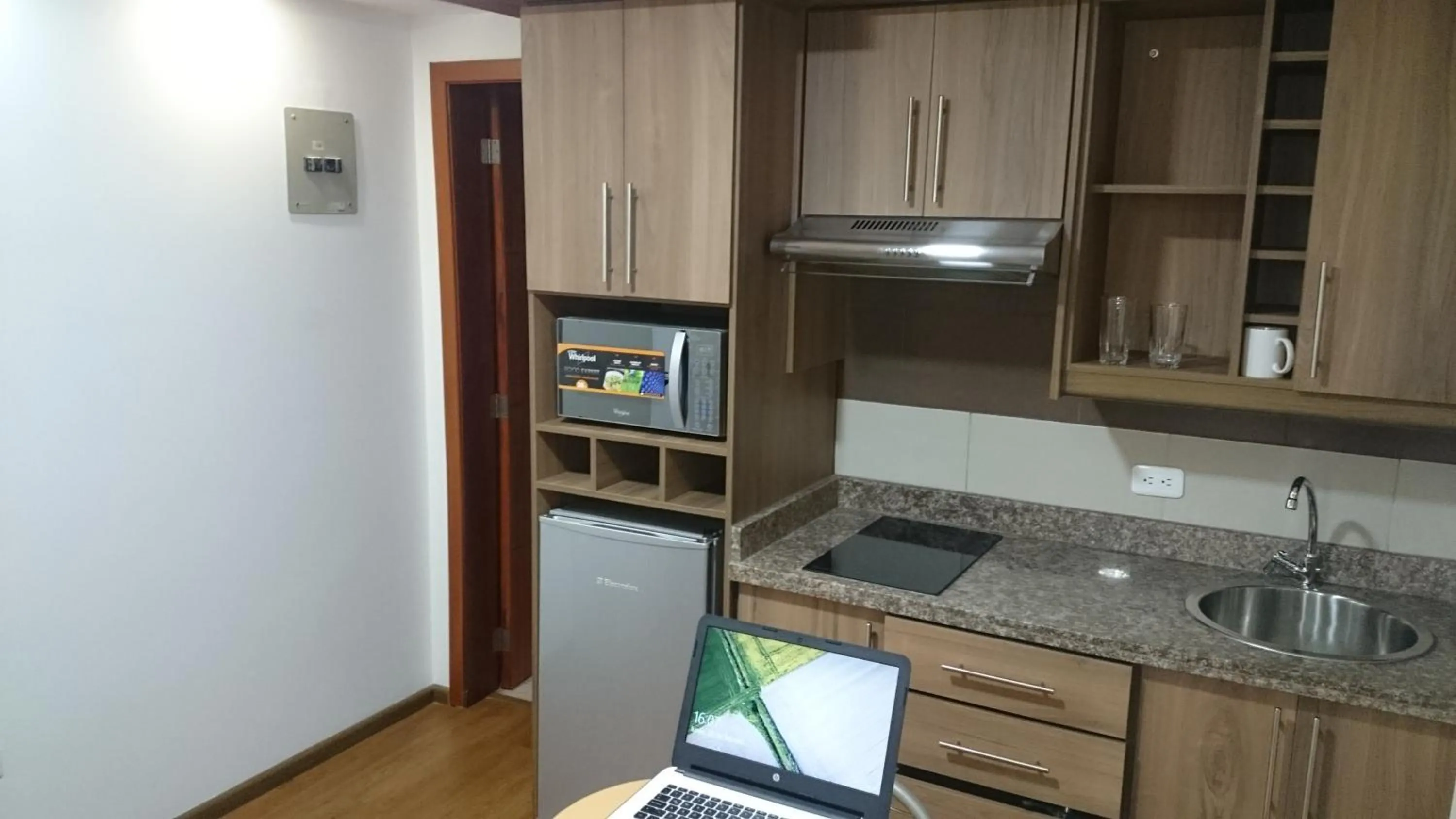 Kitchen or kitchenette in Hotel + Arte