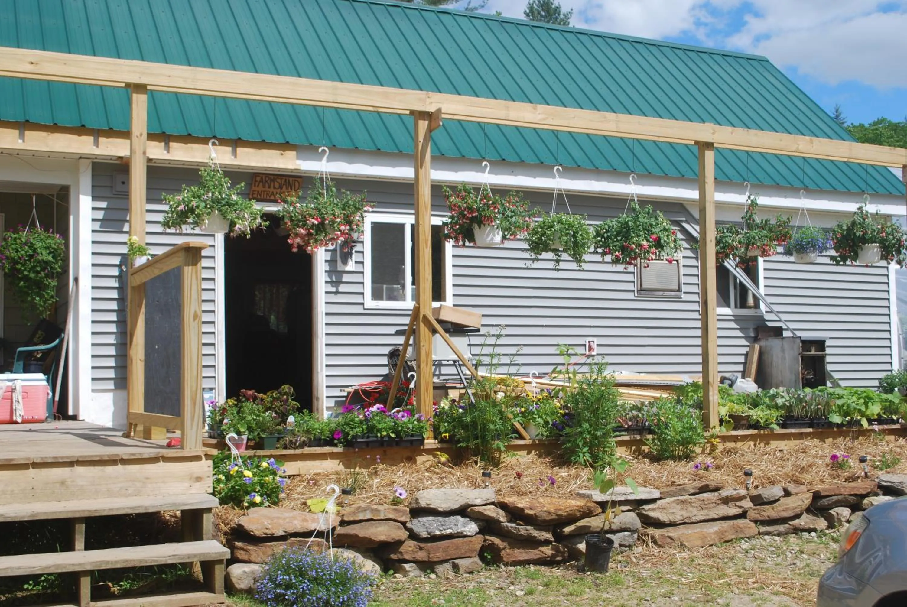 Patio in No View Farm