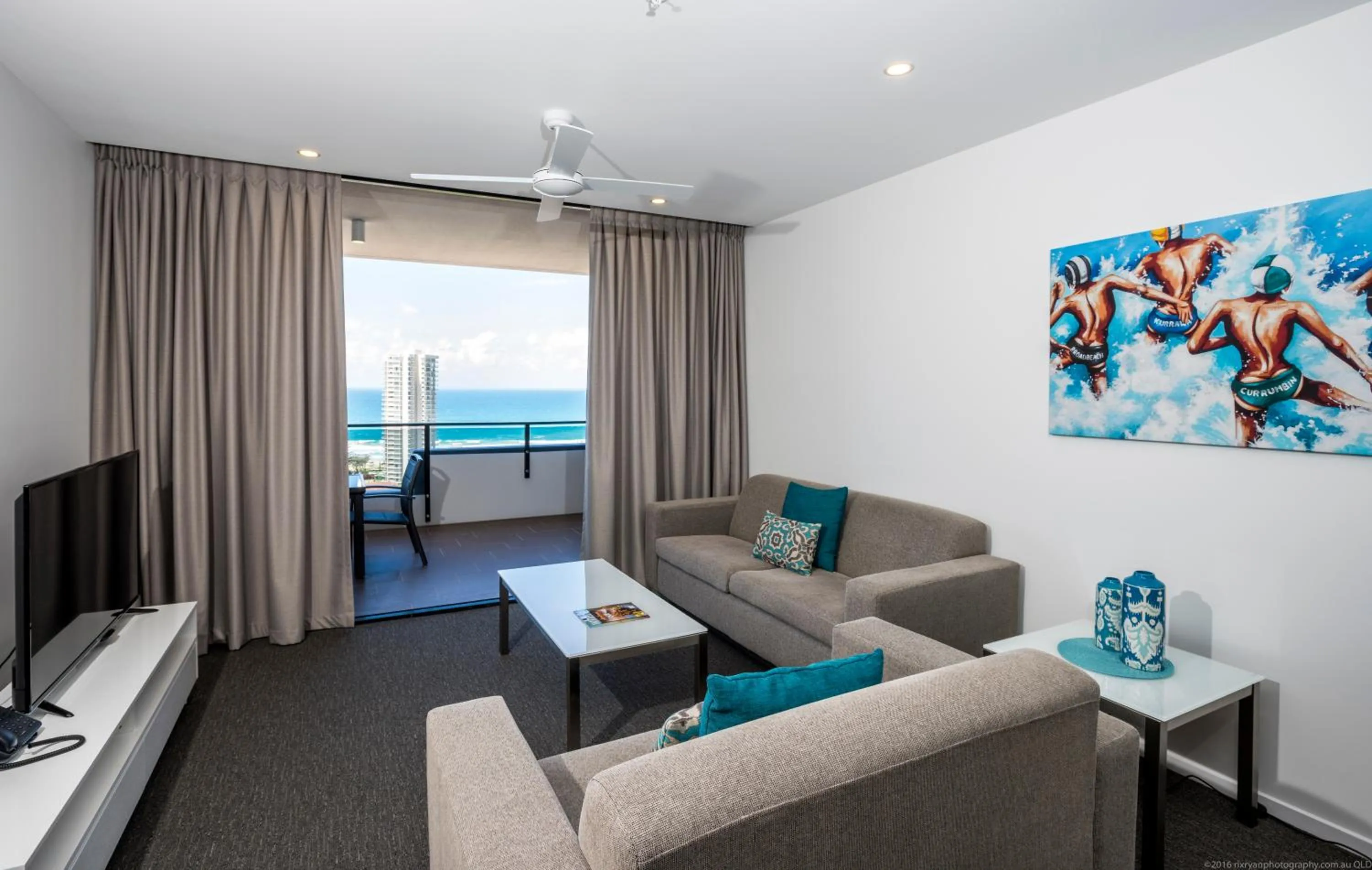 Living room in Synergy Broadbeach - Official