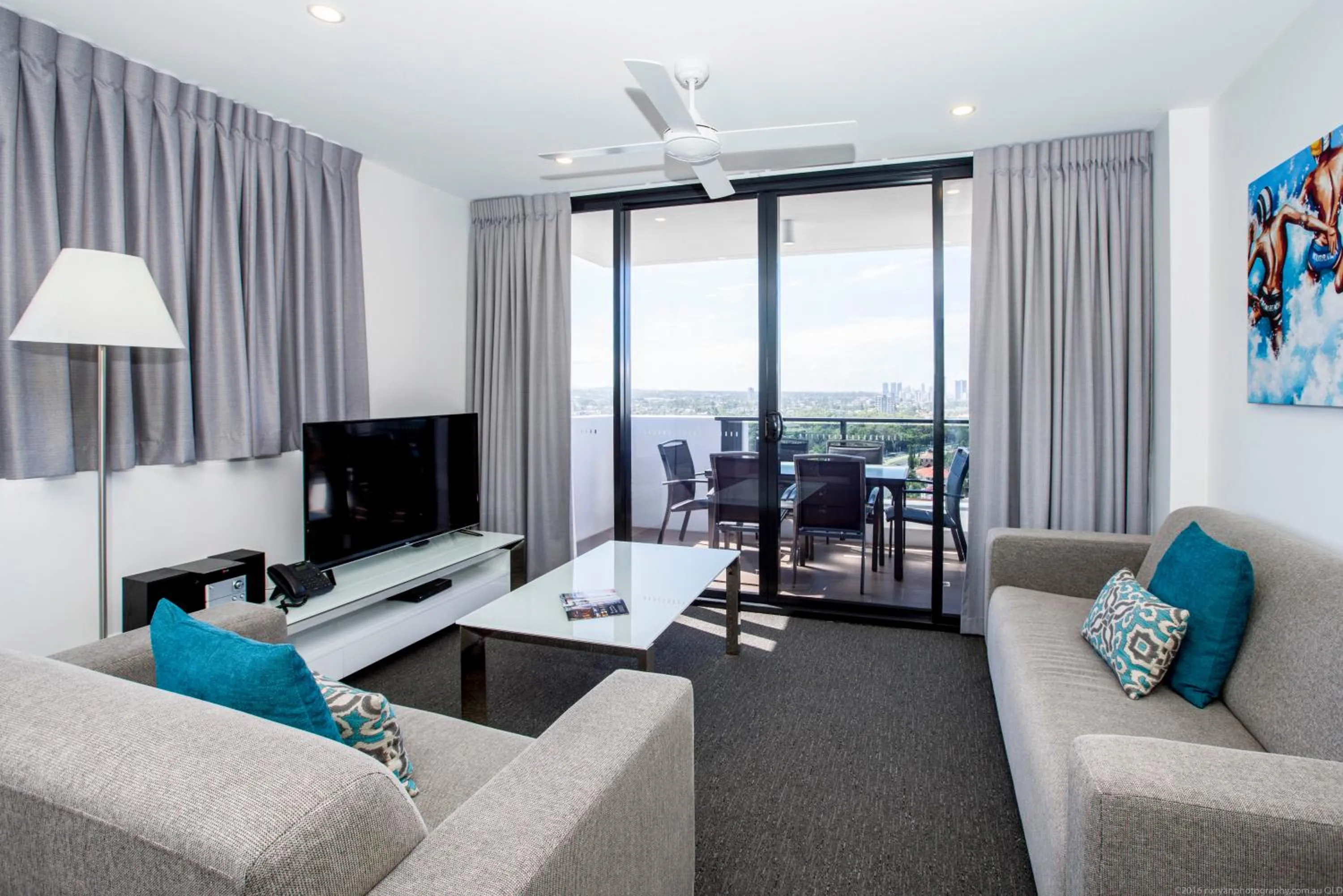 Living room in Synergy Broadbeach - Official