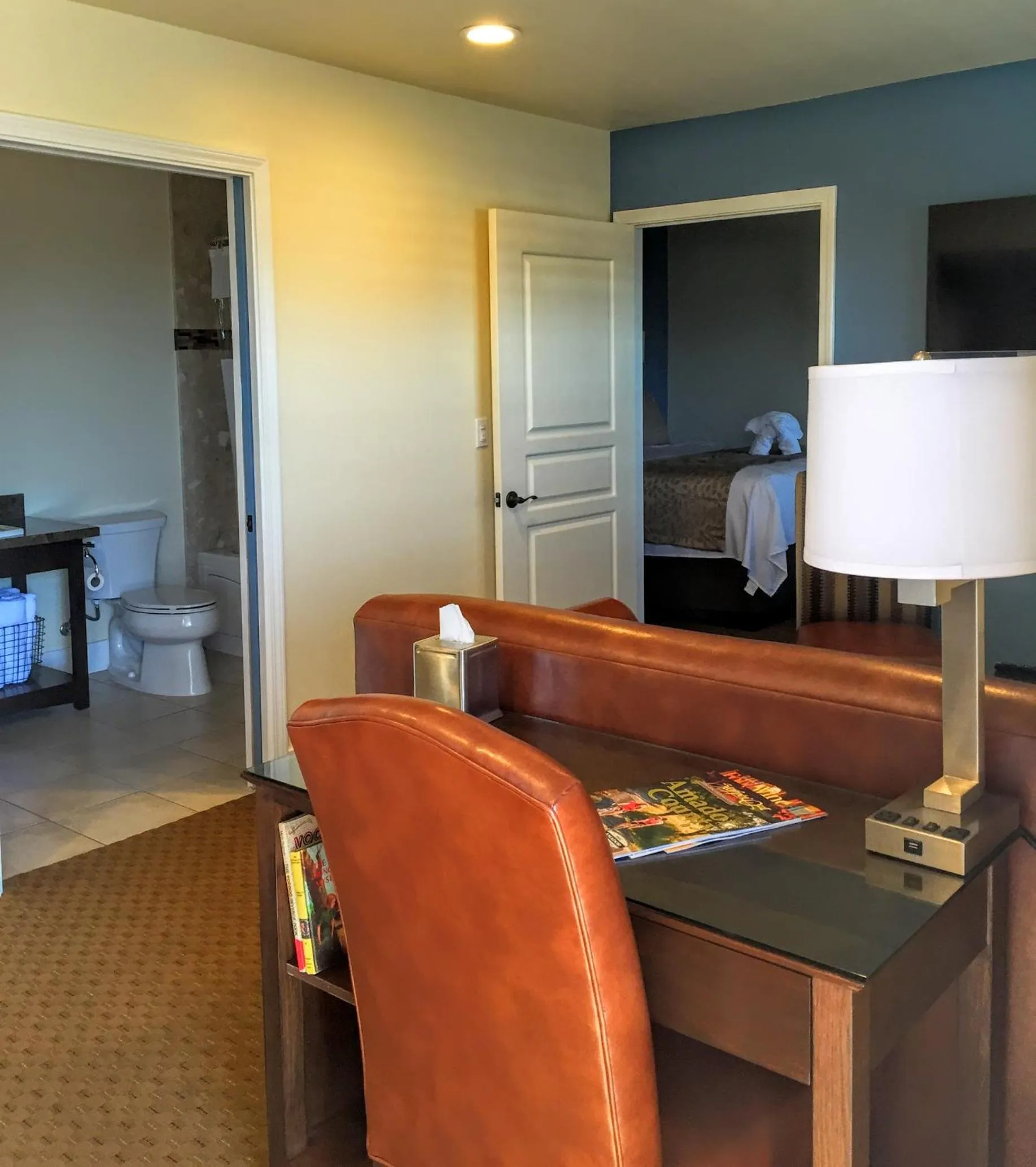 Seating area in Rest, a boutique hotel