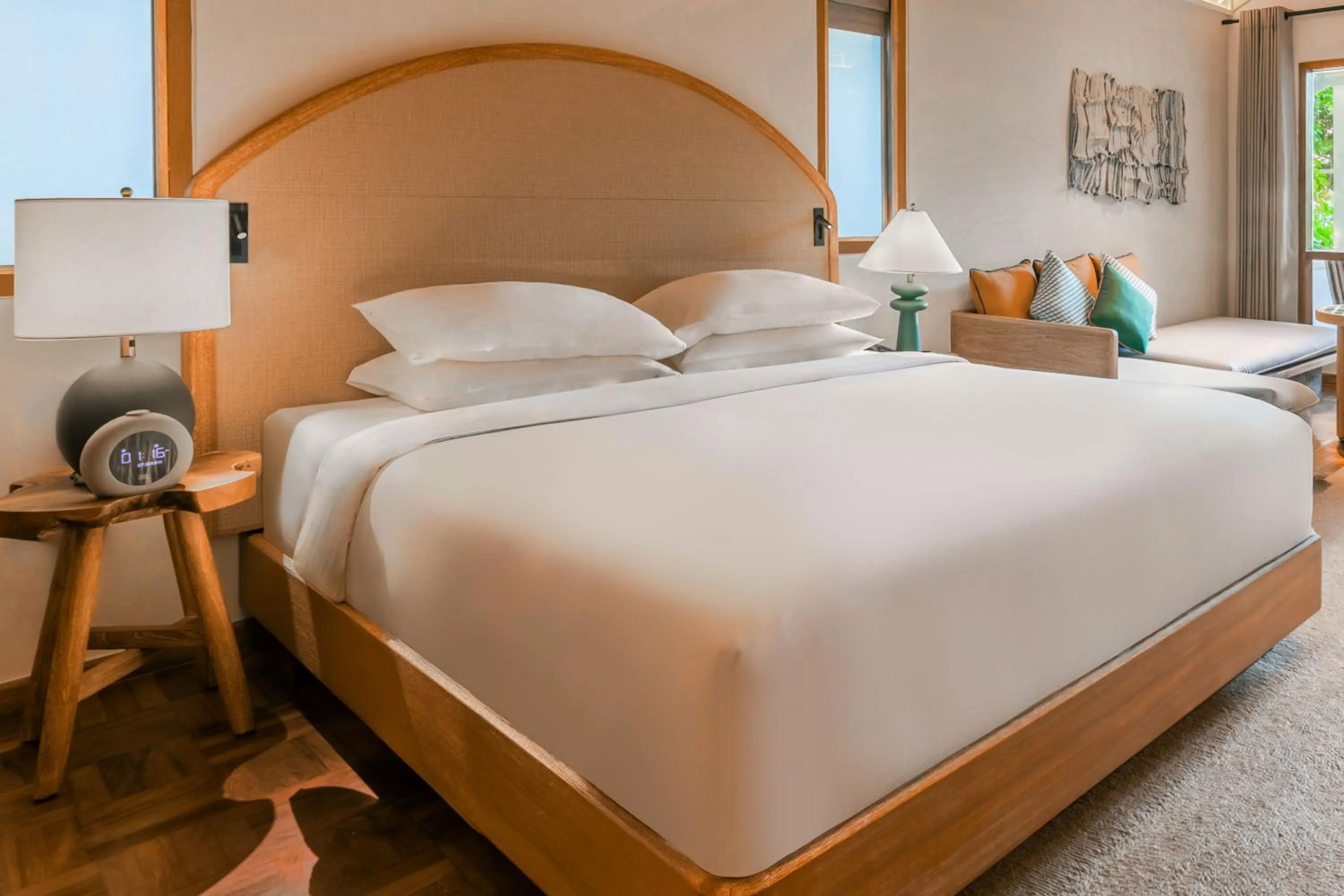 Bed in NH Collection Maldives Reethi Resort