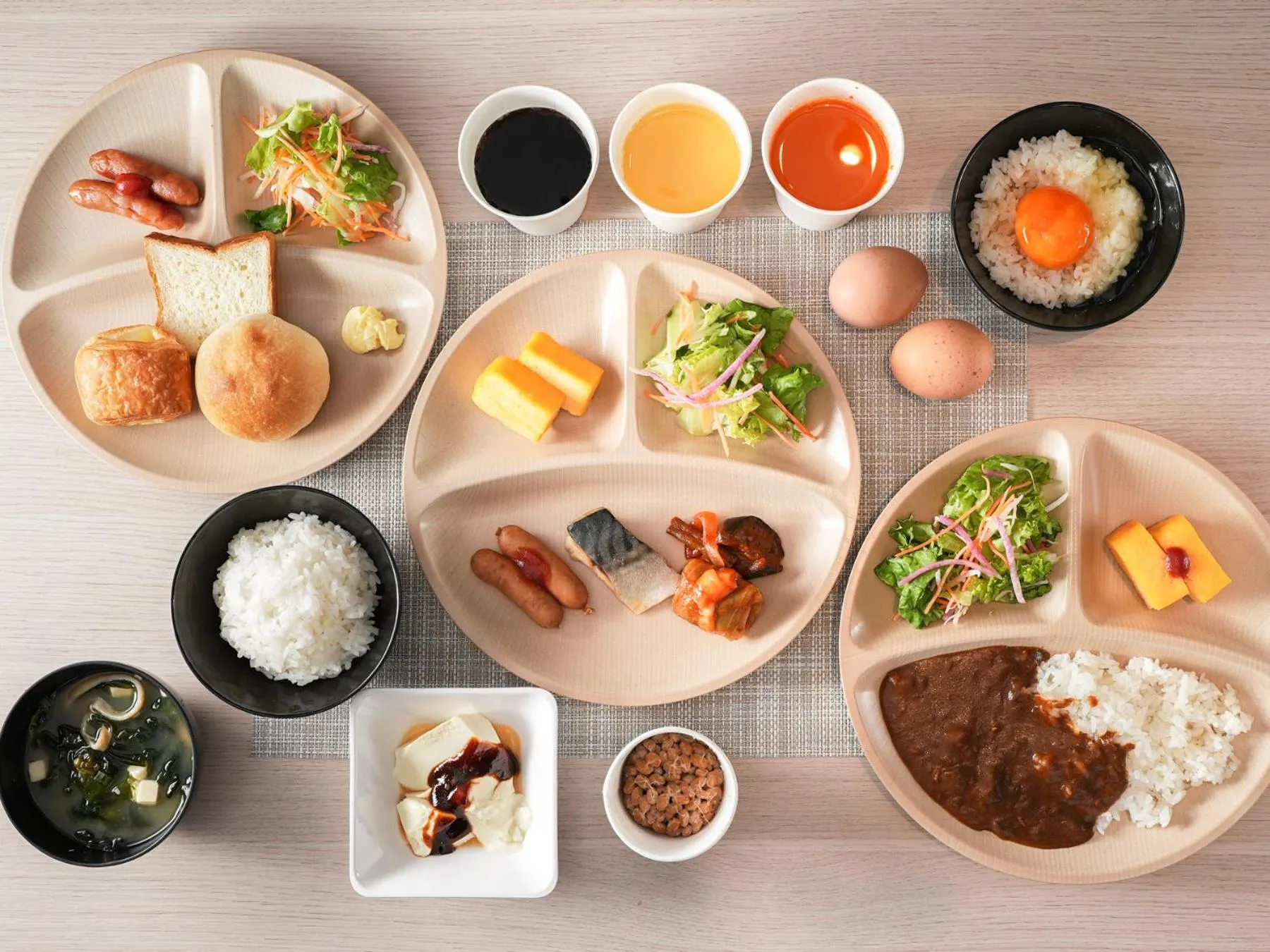 Breakfast in Super Hotel Okazaki