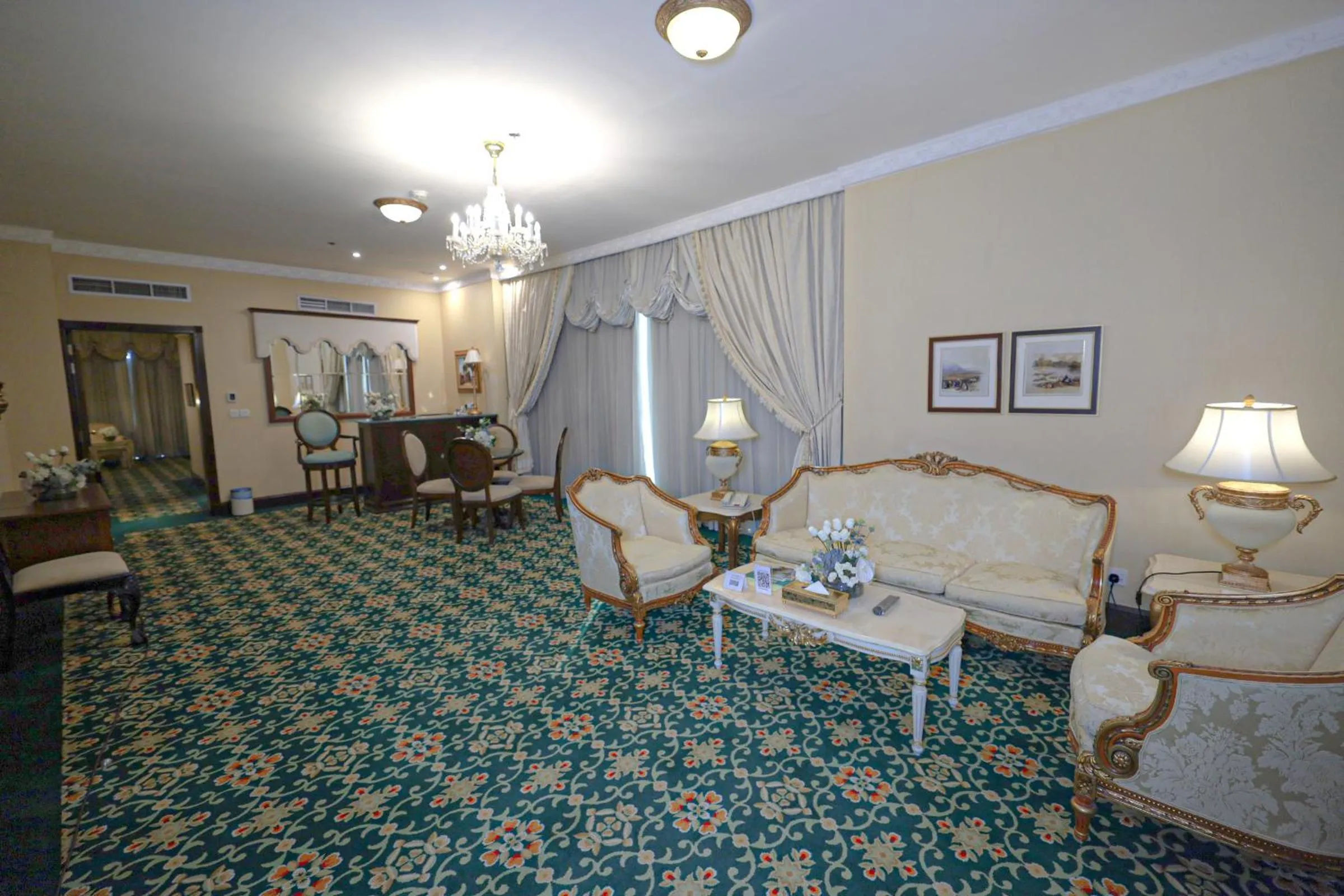 Communal lounge/ TV room in Habitat All Suites, Al Khobar