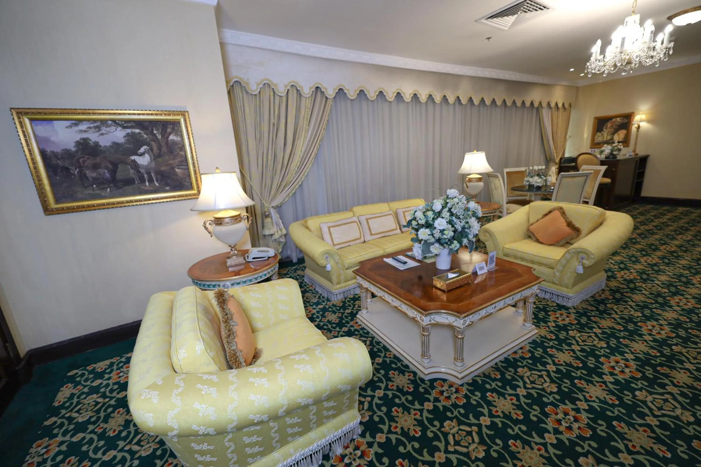 Communal lounge/ TV room in Habitat All Suites, Al Khobar