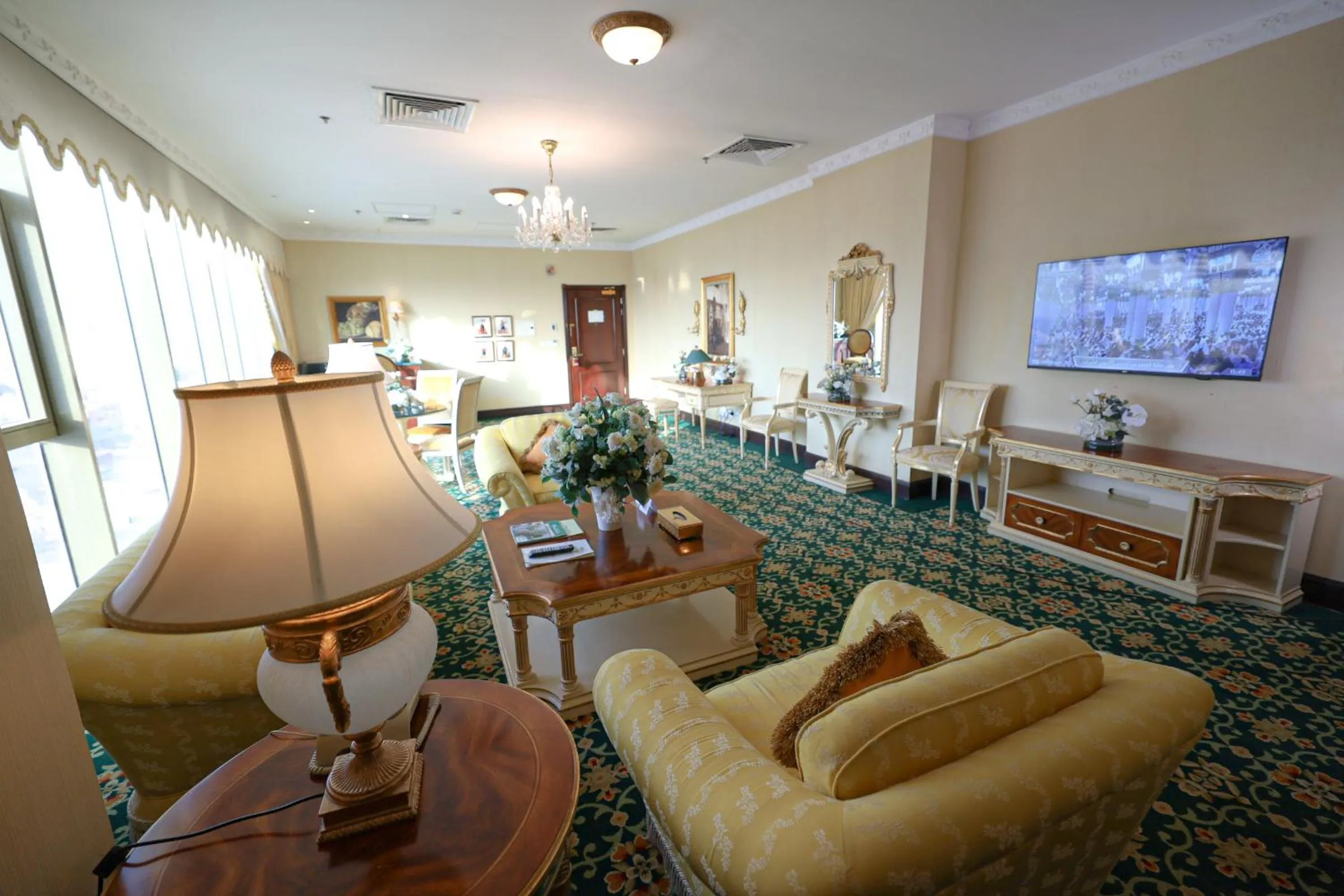 Communal lounge/ TV room in Habitat All Suites, Al Khobar