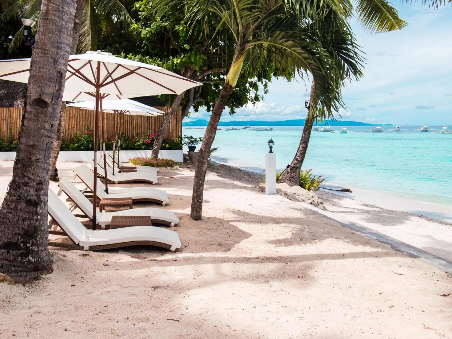 sunbed in Villa Umi Panglao Resort