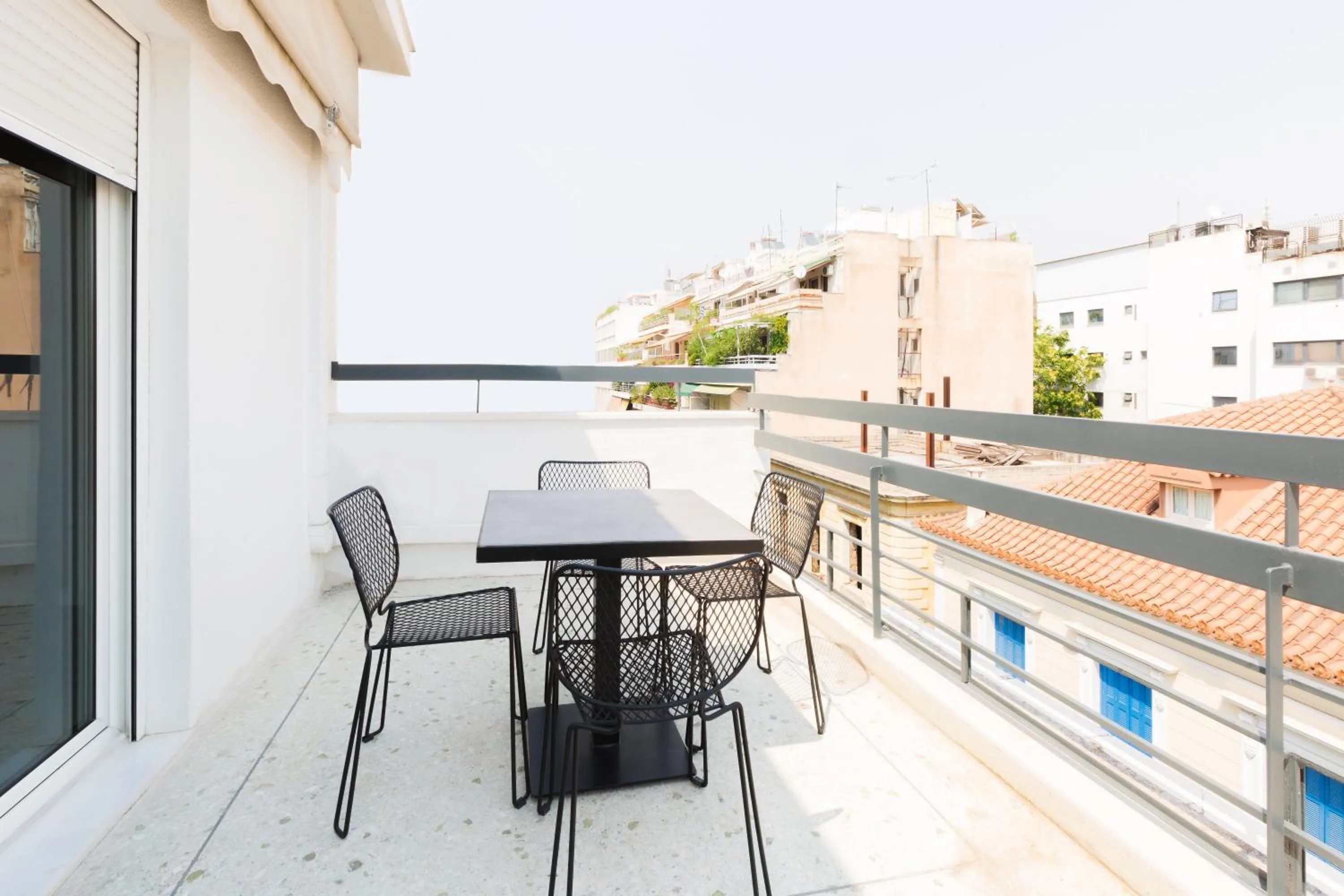 Balcony/Terrace in Athens Backpackers