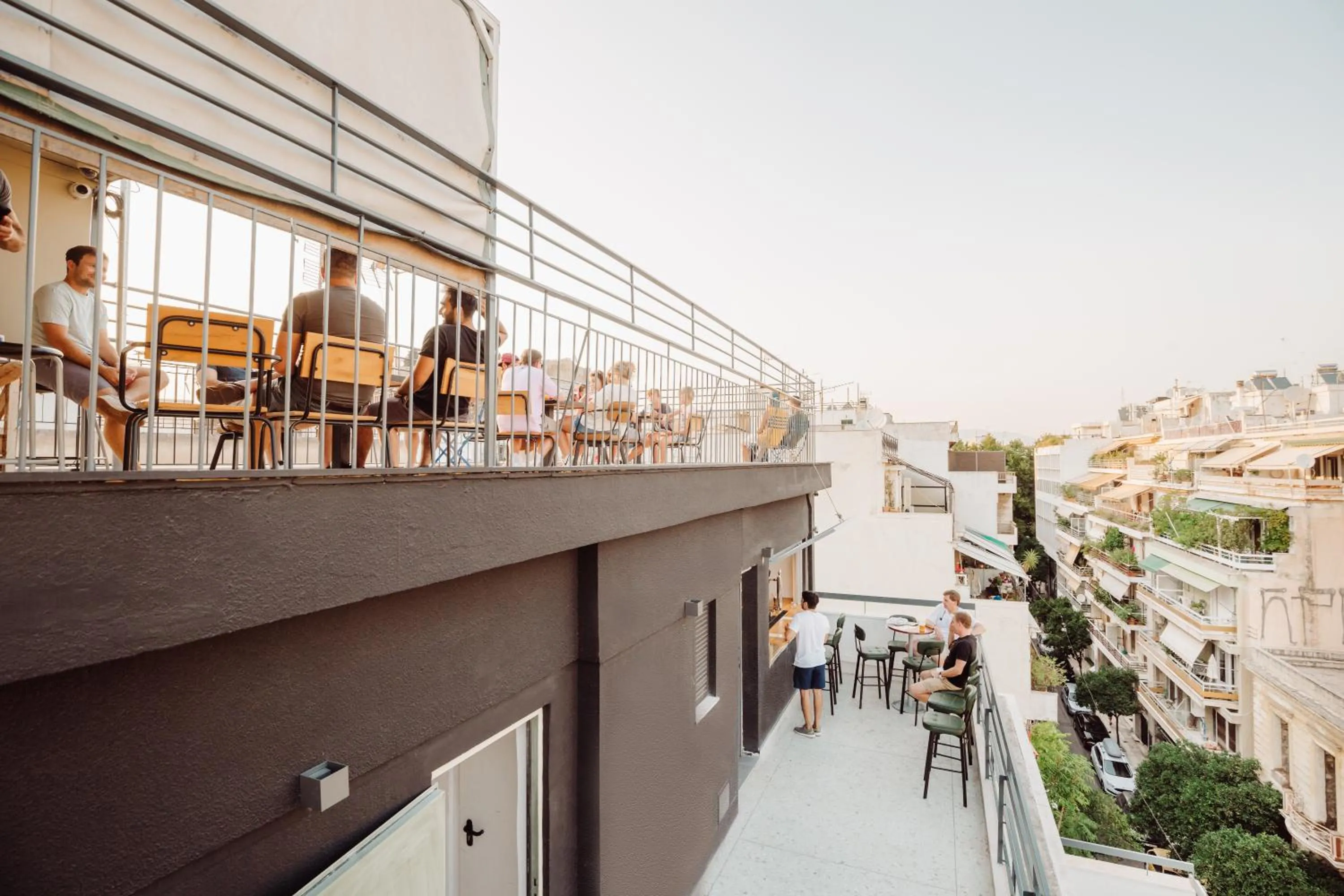 Neighbourhood in Athens Backpackers