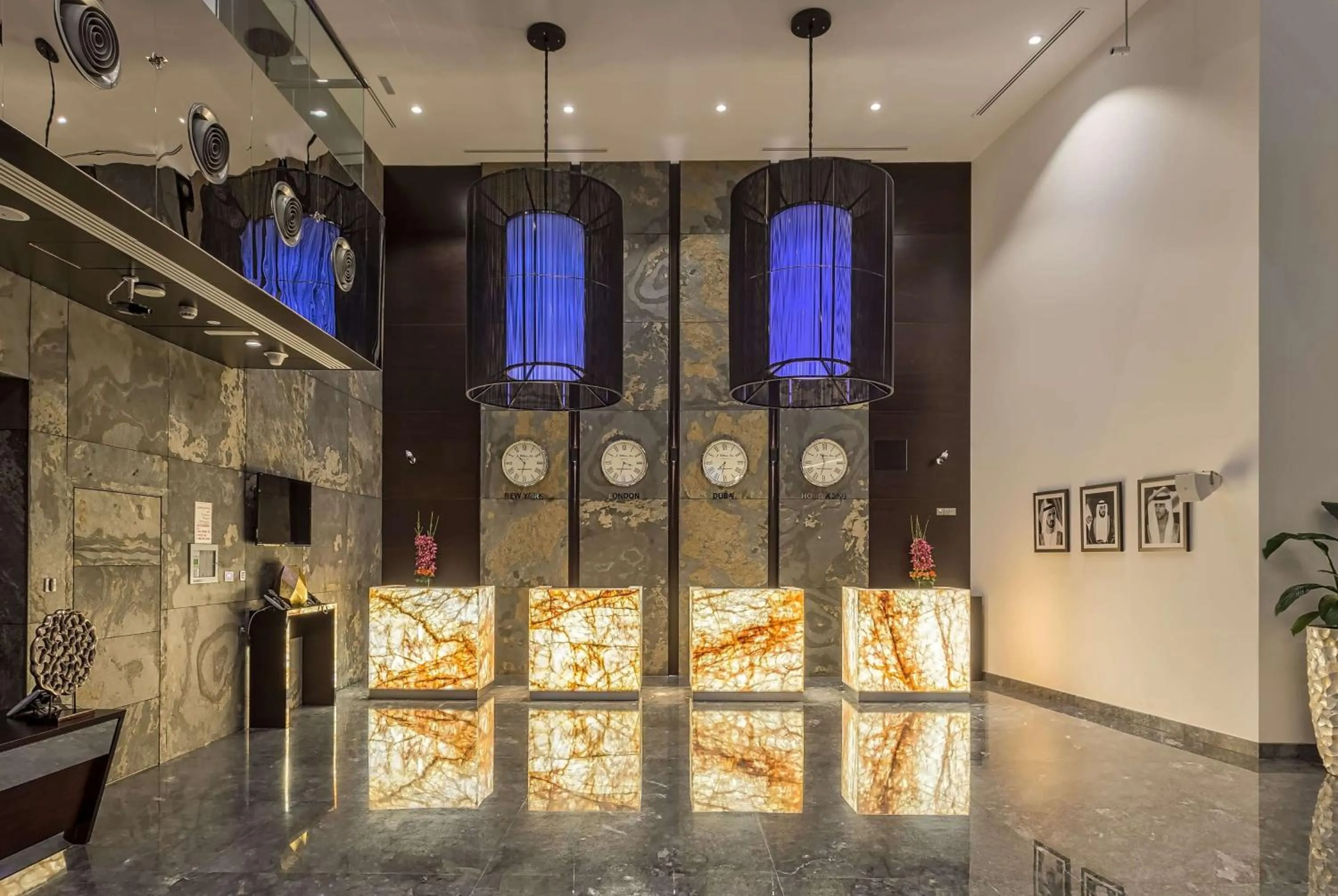 Lobby or reception in The First Collection Dubai Marina