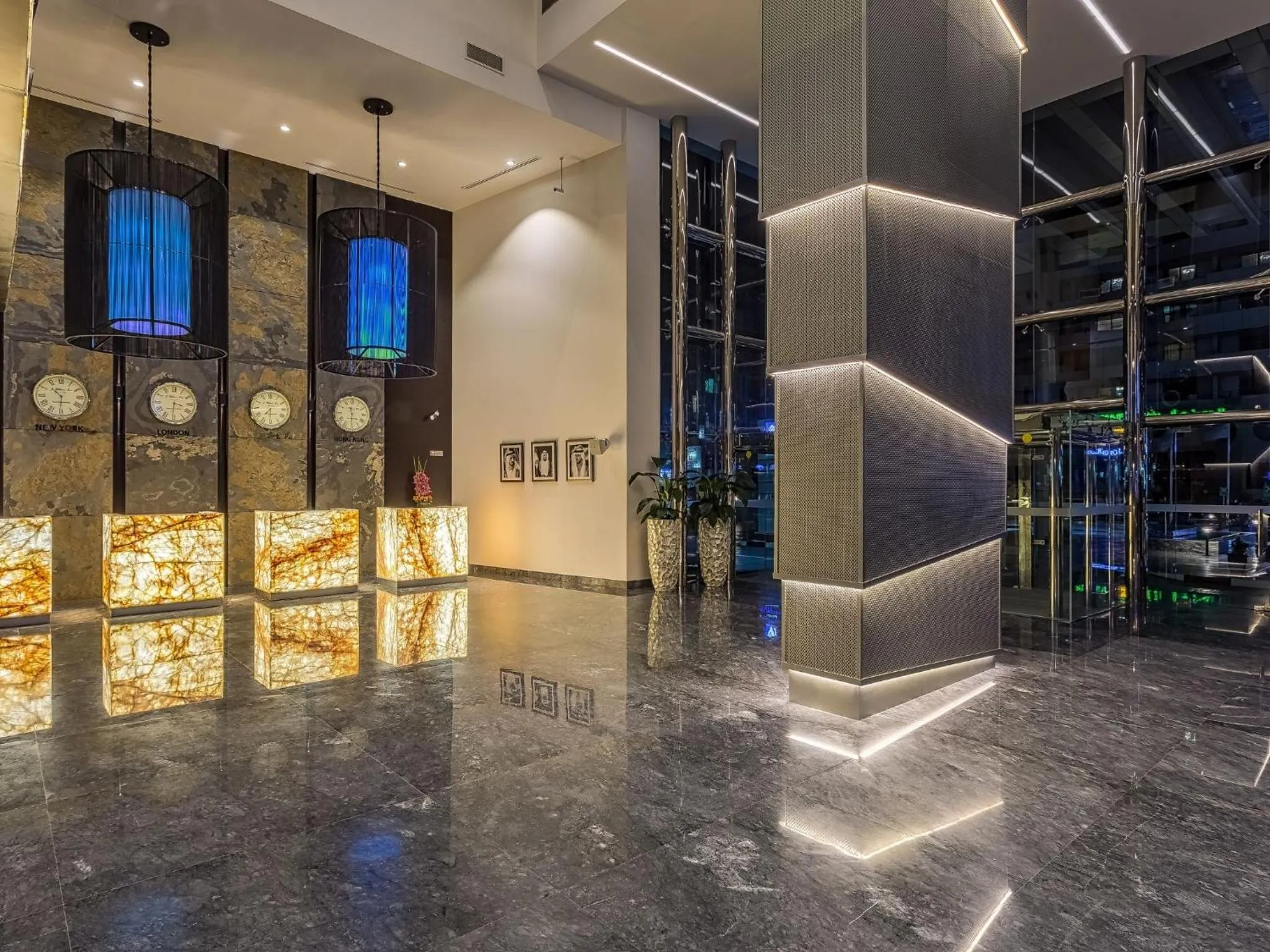Lobby or reception in The First Collection Dubai Marina