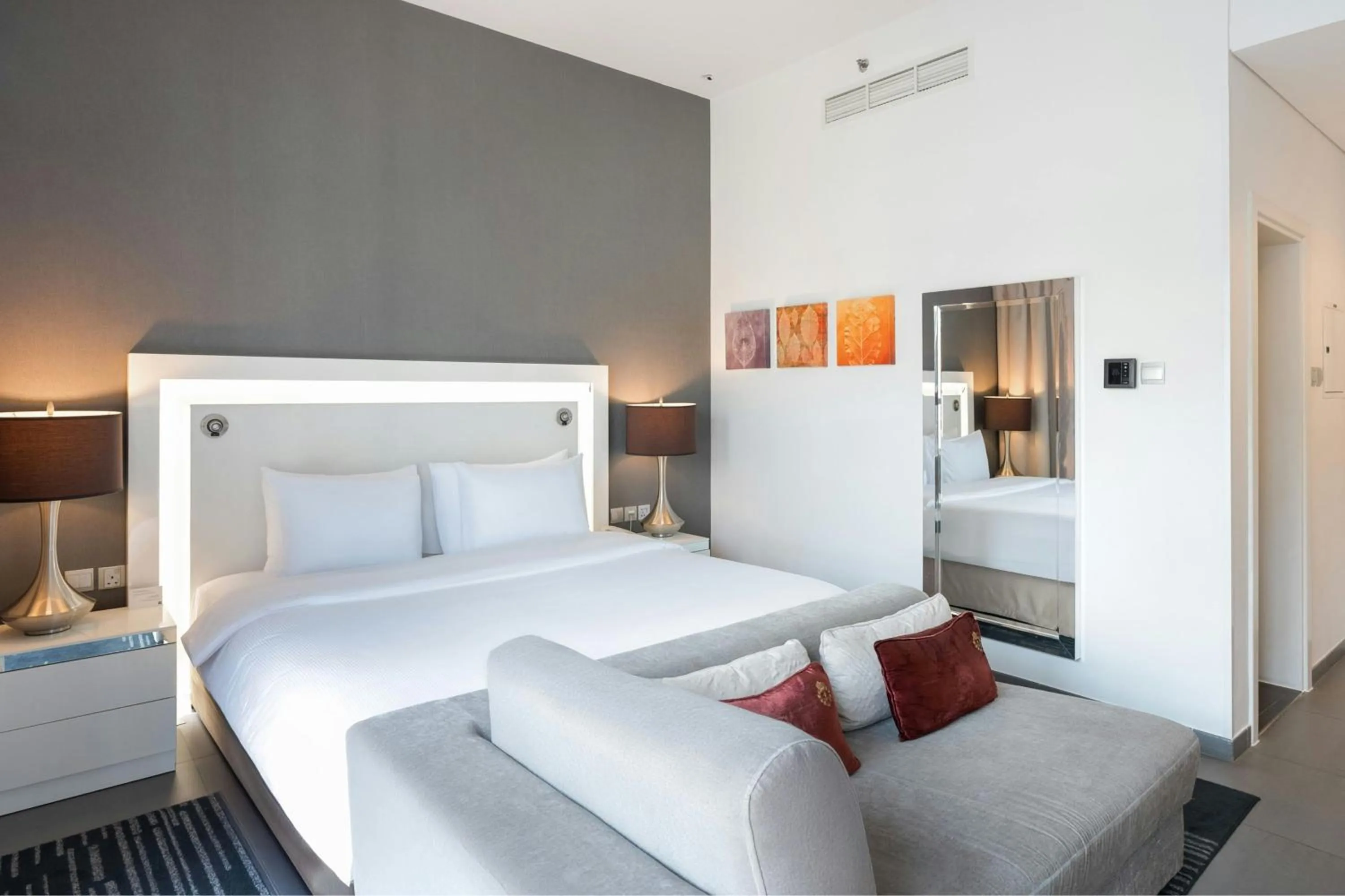 Photo of the whole room, Bed in The First Collection Marina, Dubai, a Tribute Portfolio Hotel