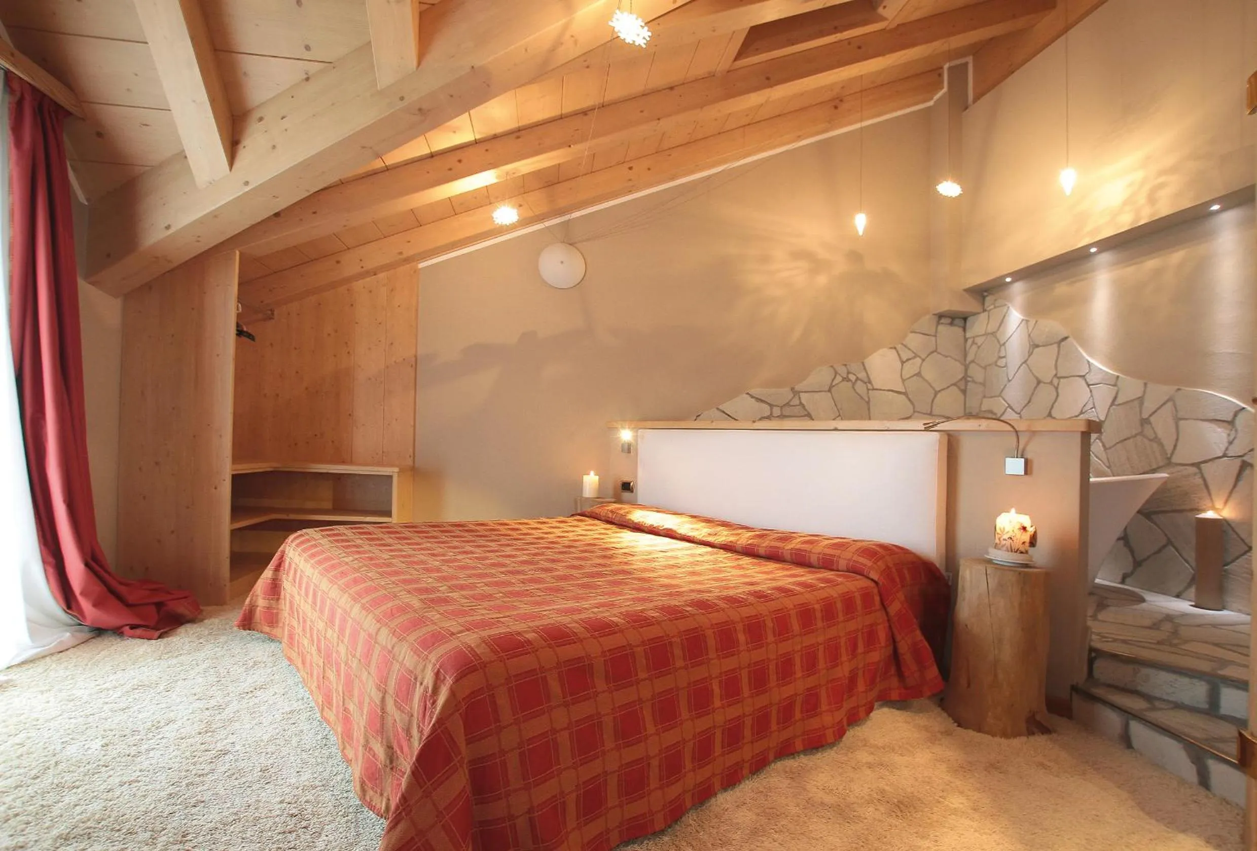 Bed in Hotel Cristallo