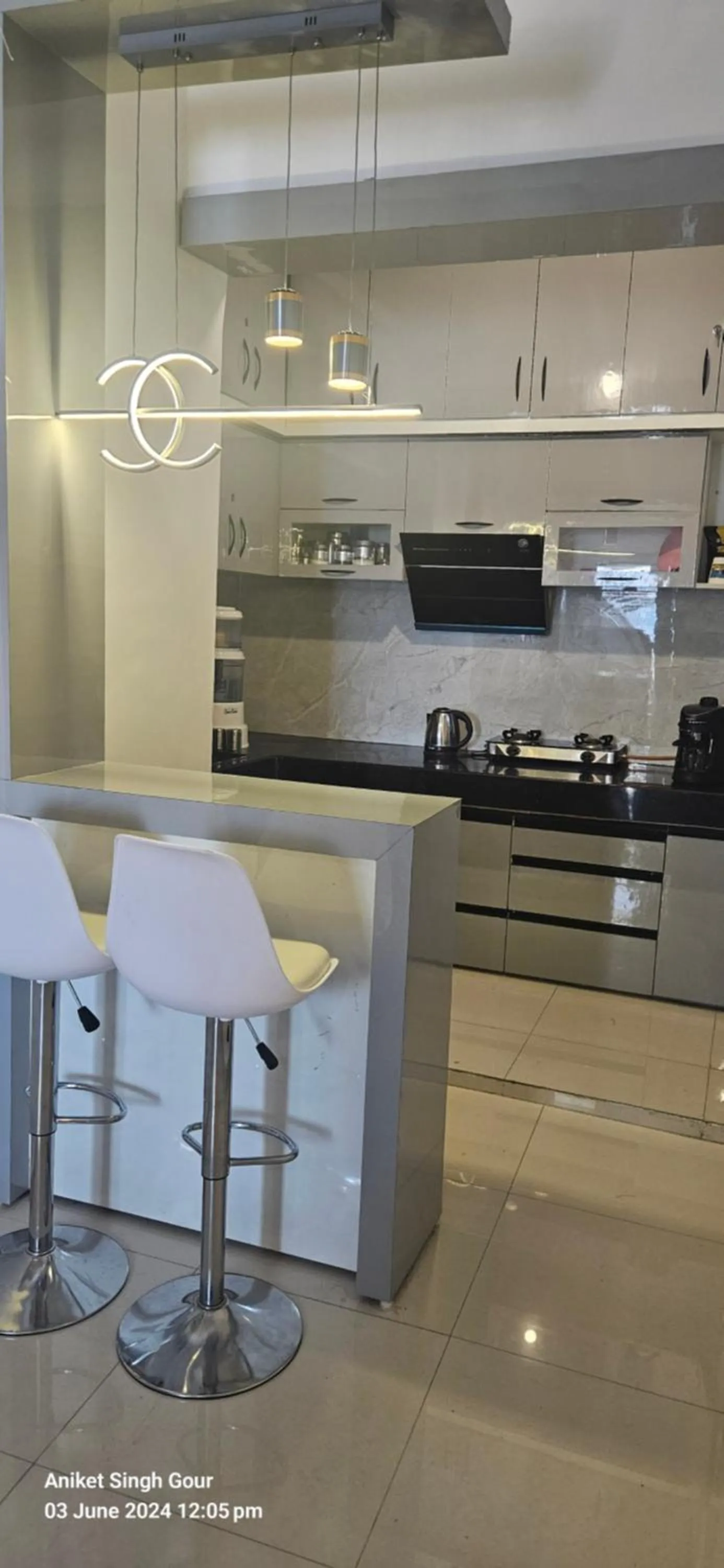 Kitchen or kitchenette in Hotel Sunset