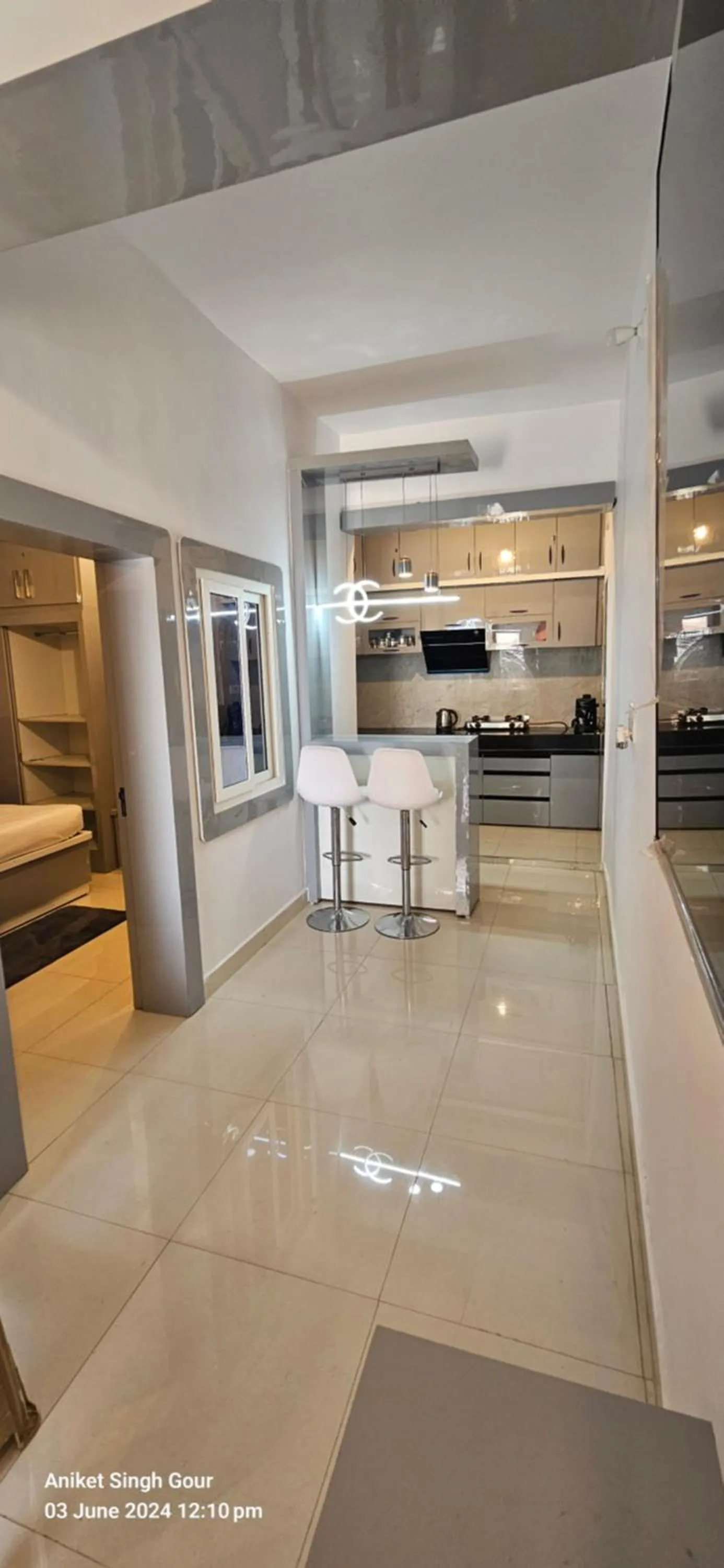 Kitchen or kitchenette in Hotel Sunset