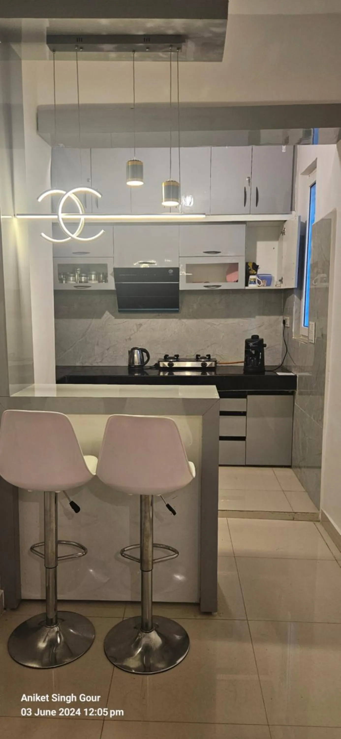 Kitchen or kitchenette in Hotel Sunset