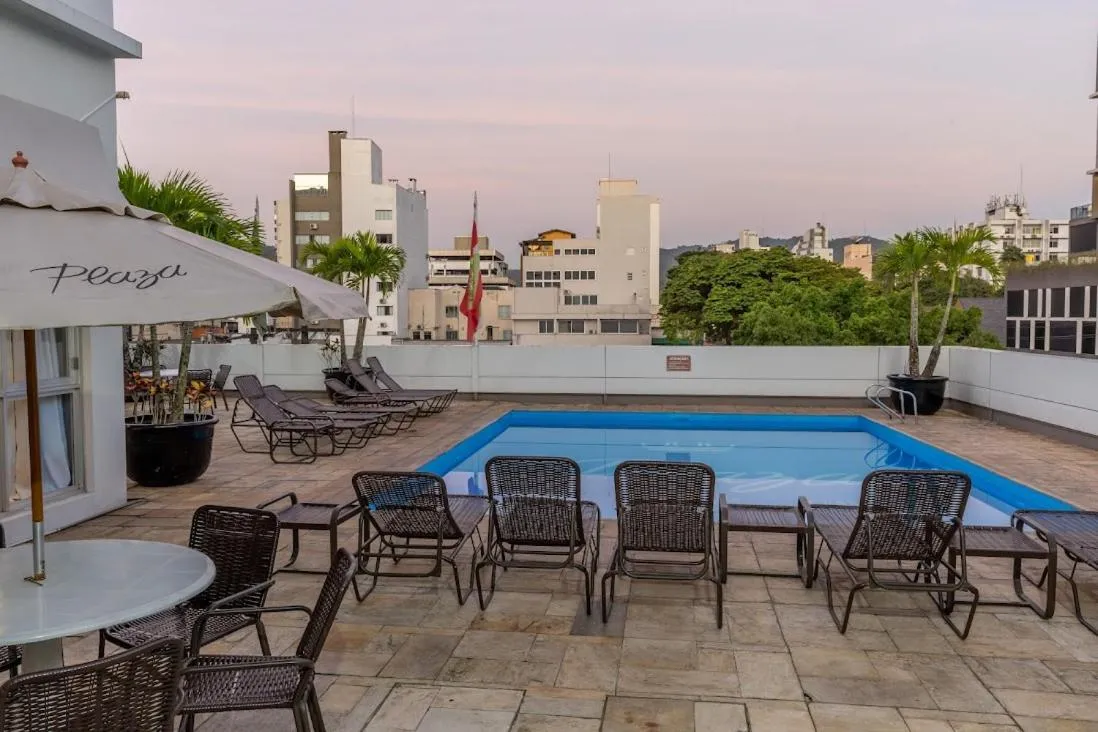Balcony/Terrace in Plaza Blumenau Hotel