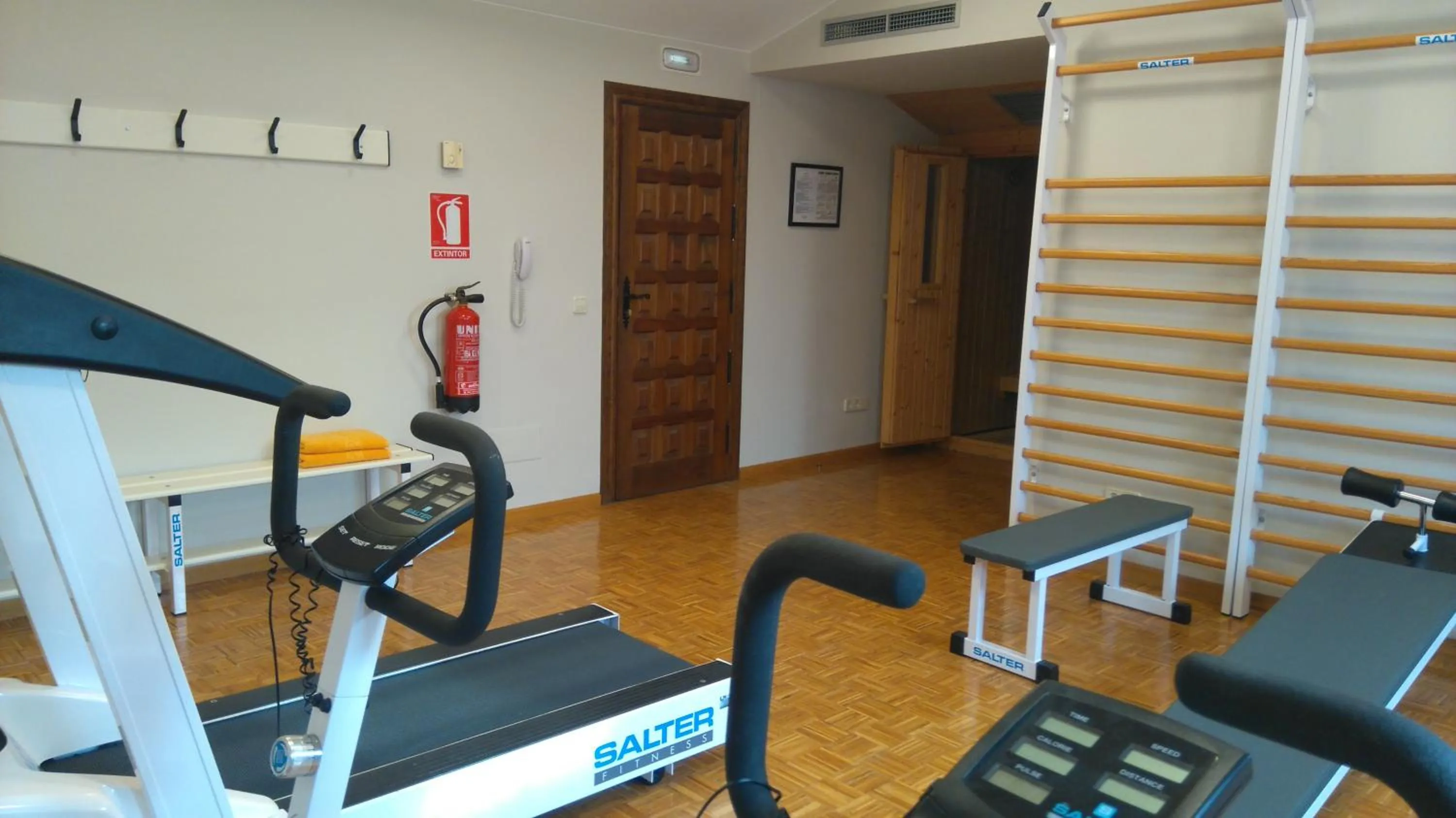 Fitness centre/facilities in Parador de Alcañiz
