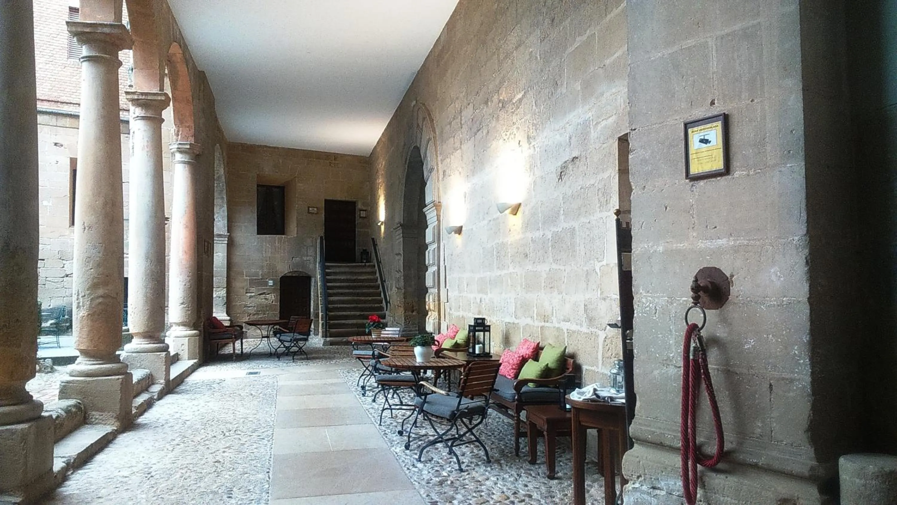 Patio in Parador de Alcañiz