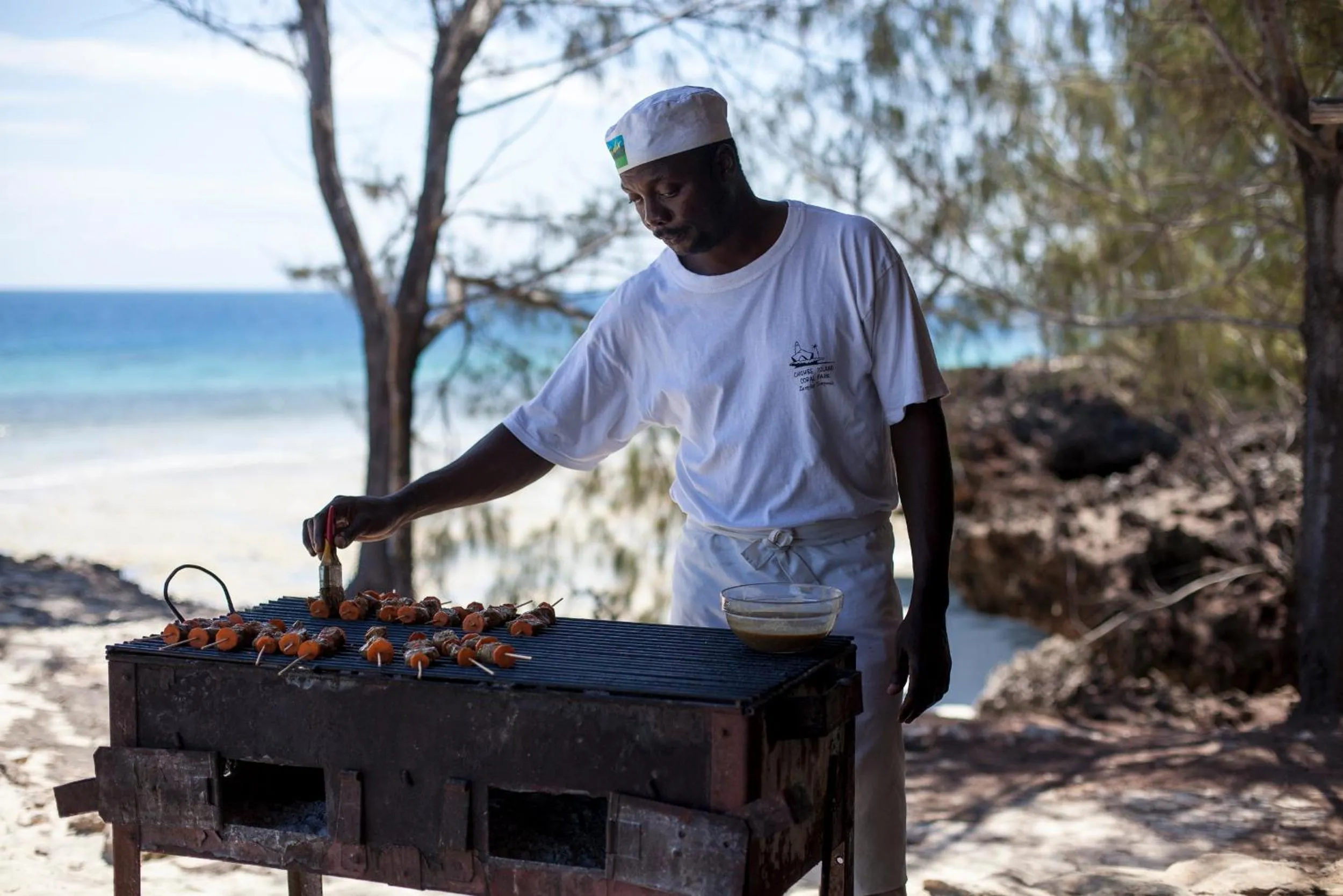 Staff in Chumbe Island Coral Park