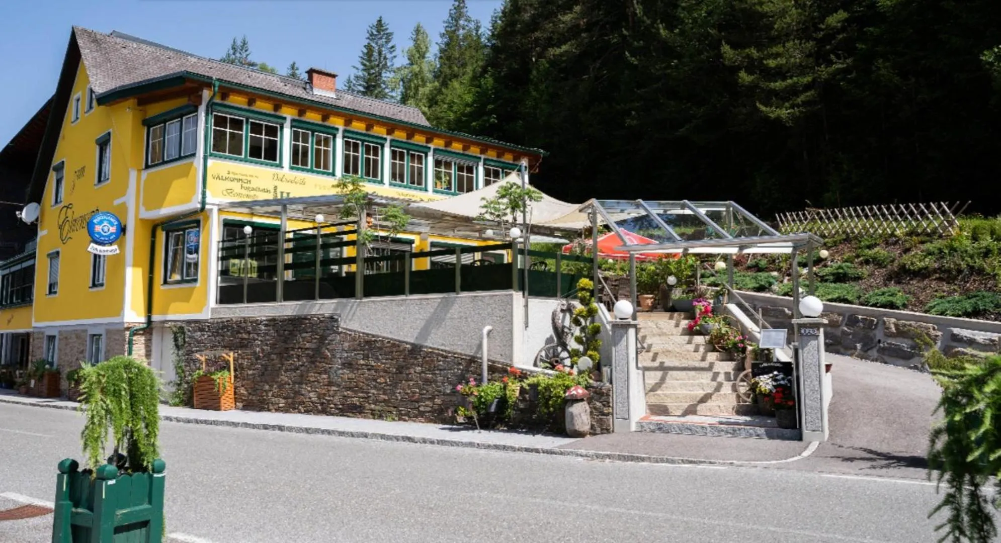 Balcony/Terrace in Gasthof Klug zum Ehrensepp