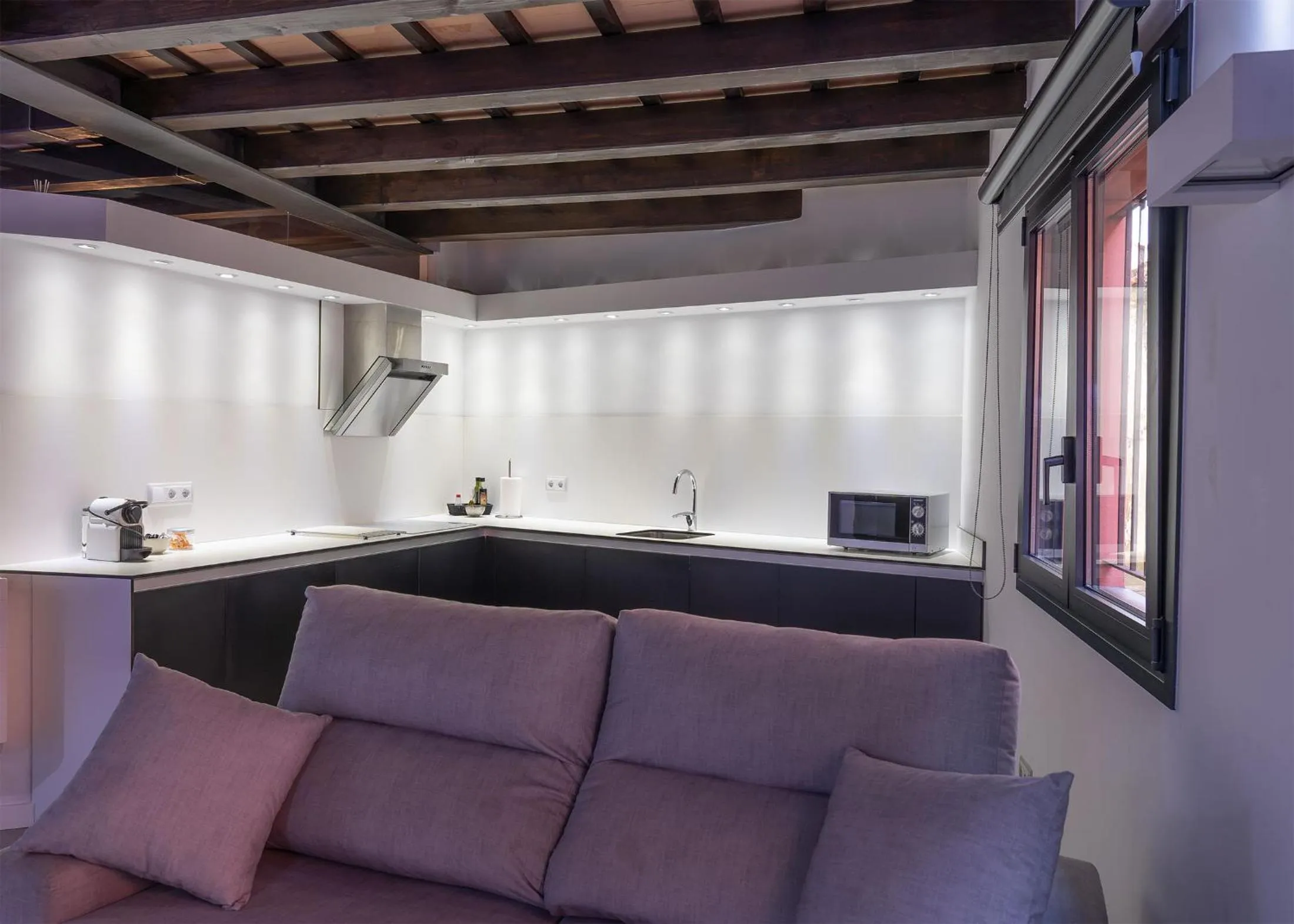 Seating area in Apartaments y Habitacions Entre Volcans