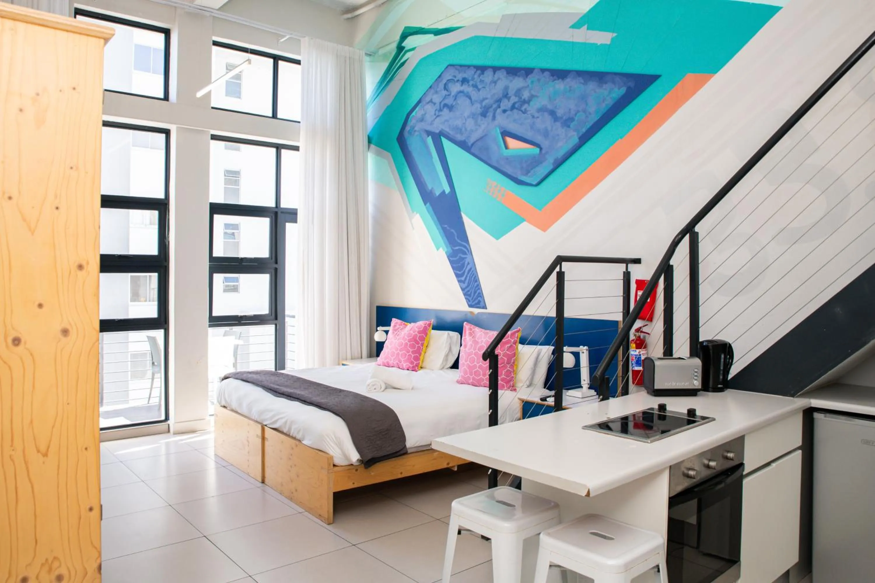 Bed in Mojo Hotel & Market