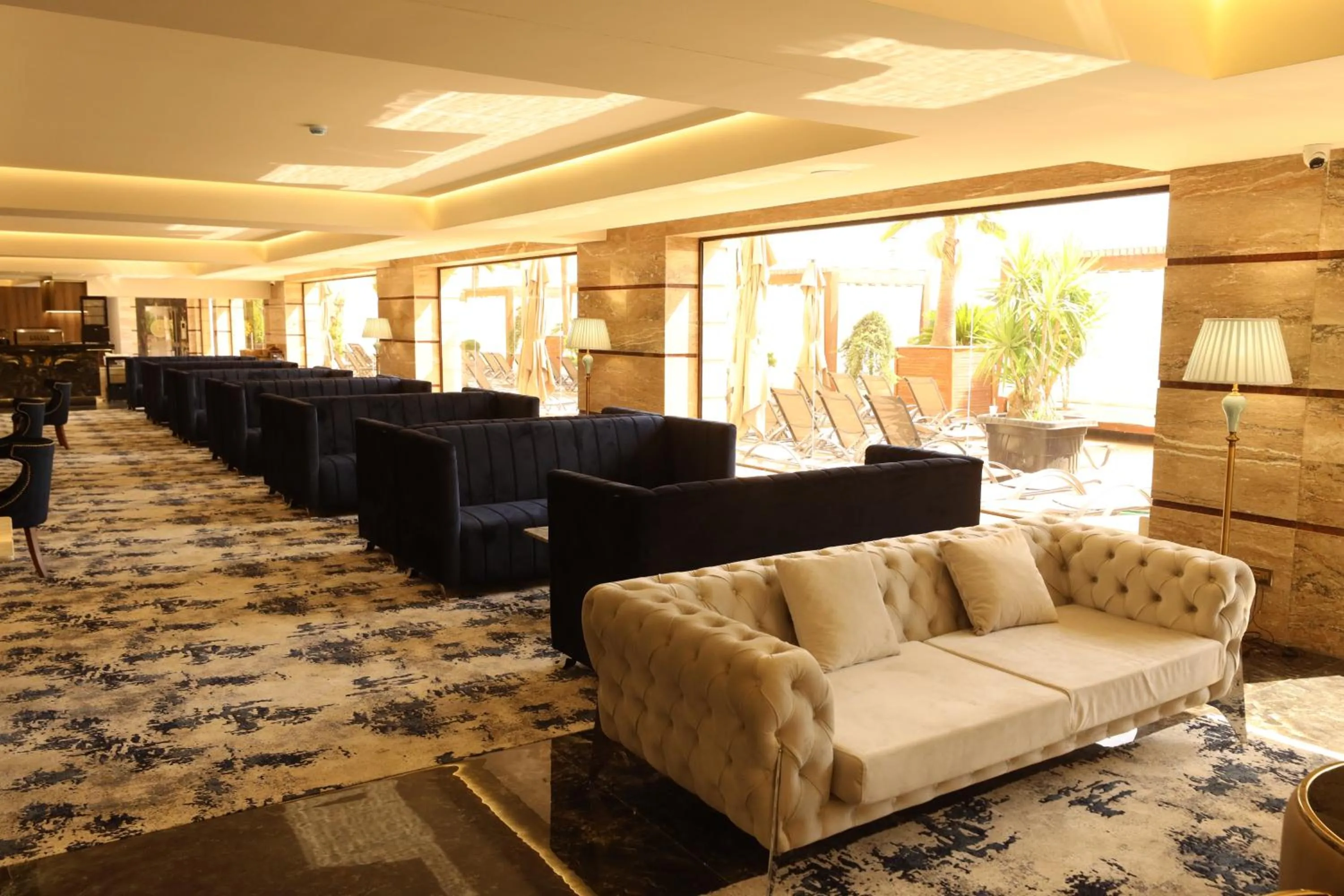Seating area in Venice Hotel Complex